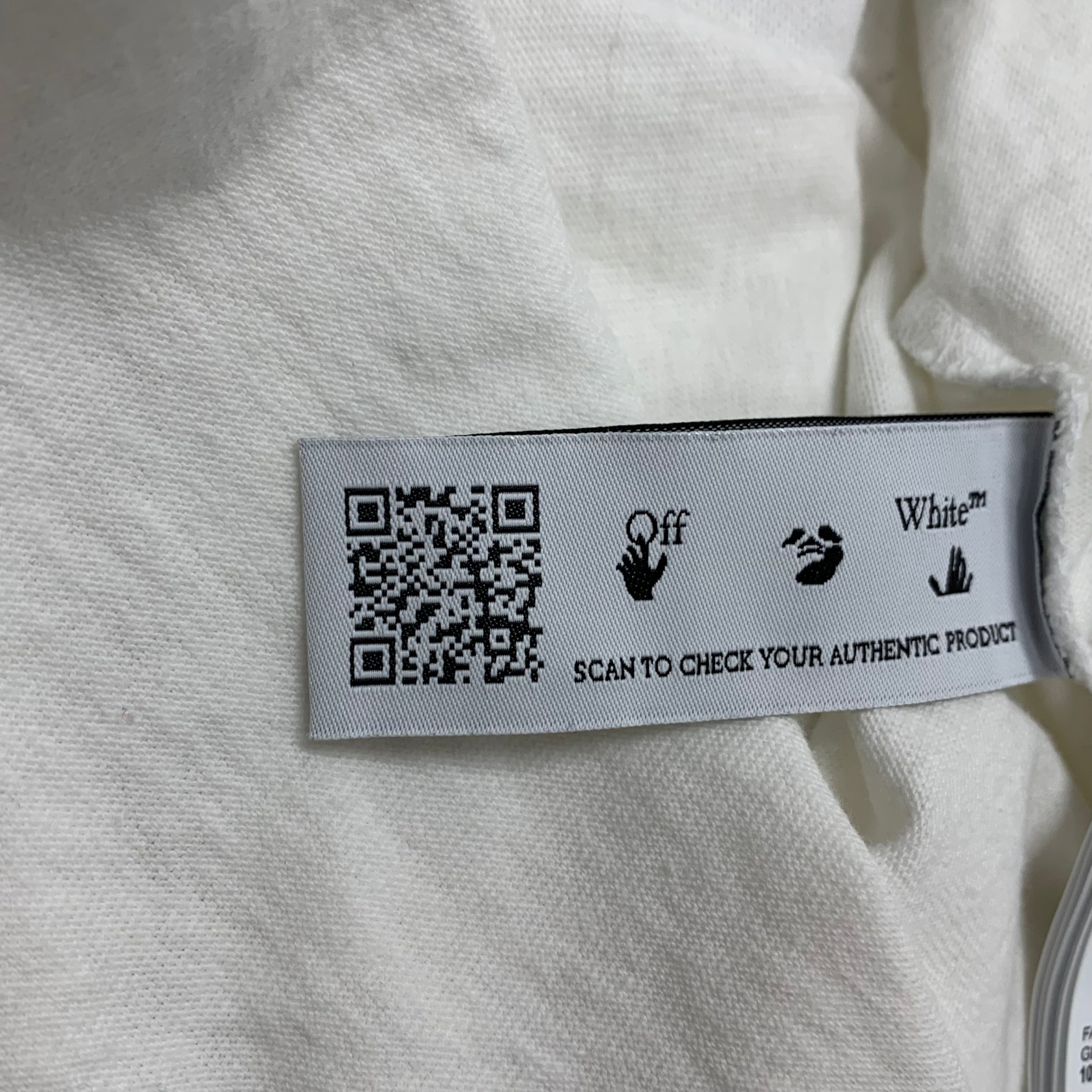 Off White Medium Tee Mona Lisa White T-Shirt Virgil Abloh
