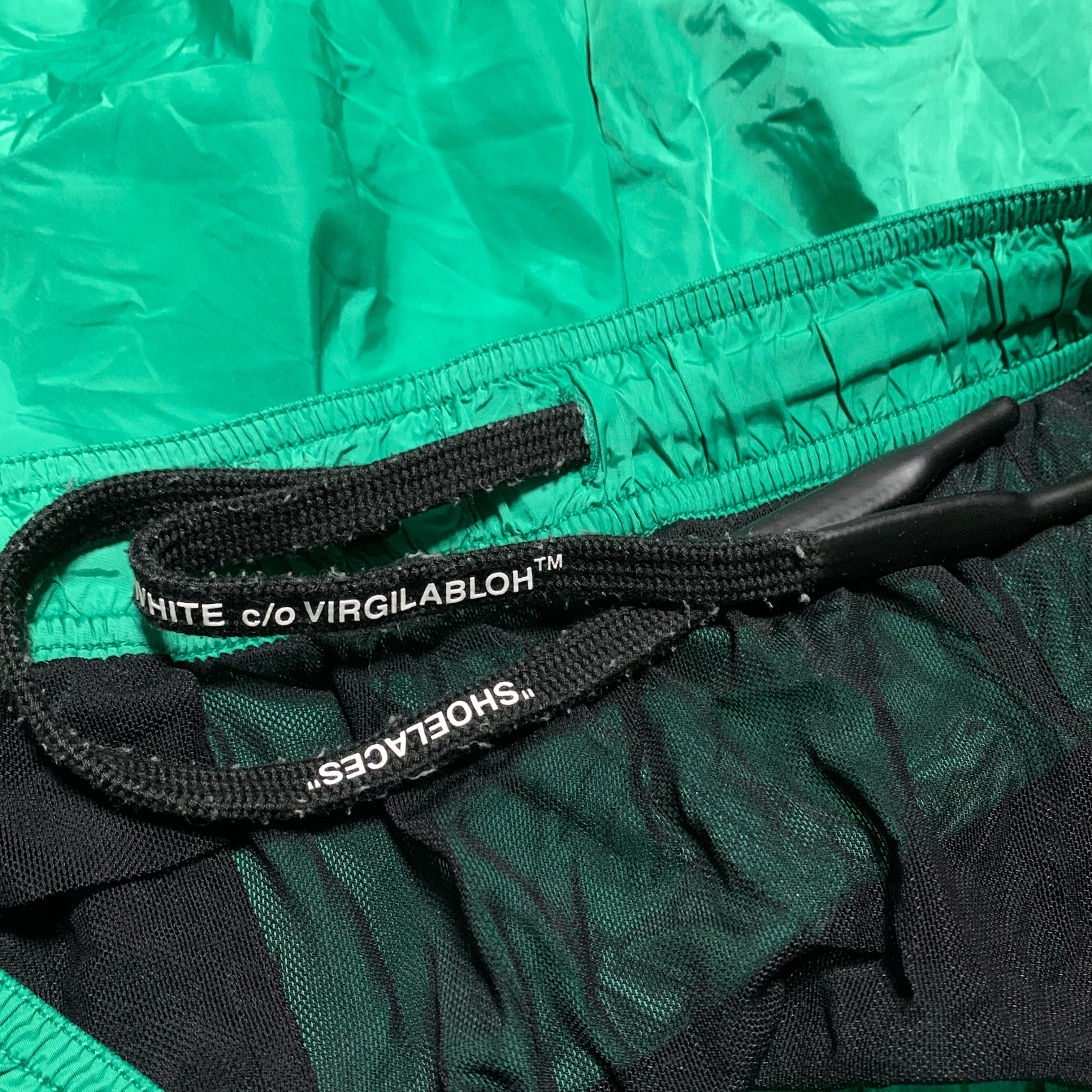 Off White XL Swim Shorts Green Bottoms Virgil Abloh