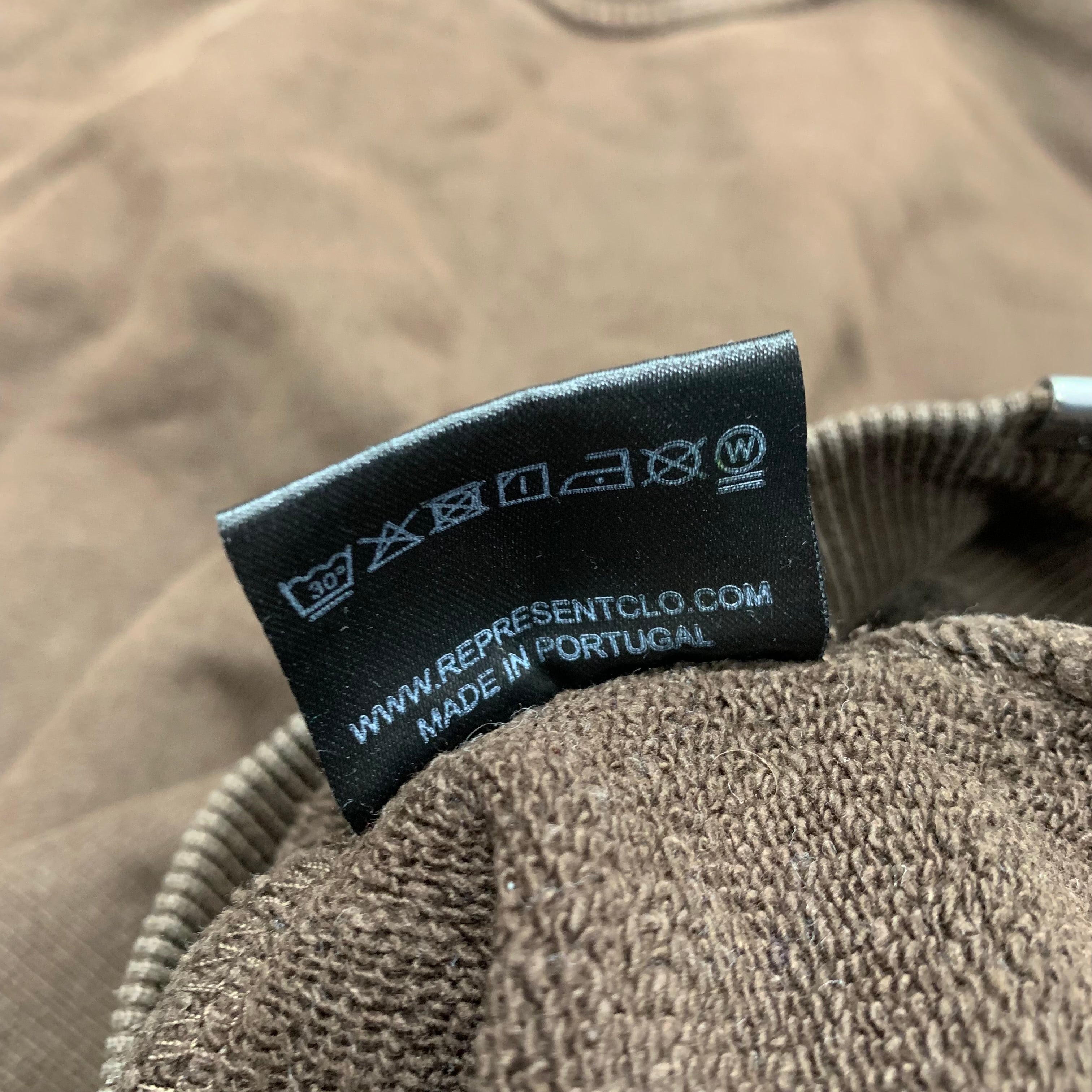Represent Small Owners Club Brown Sweater Sweatshirt Crewneck