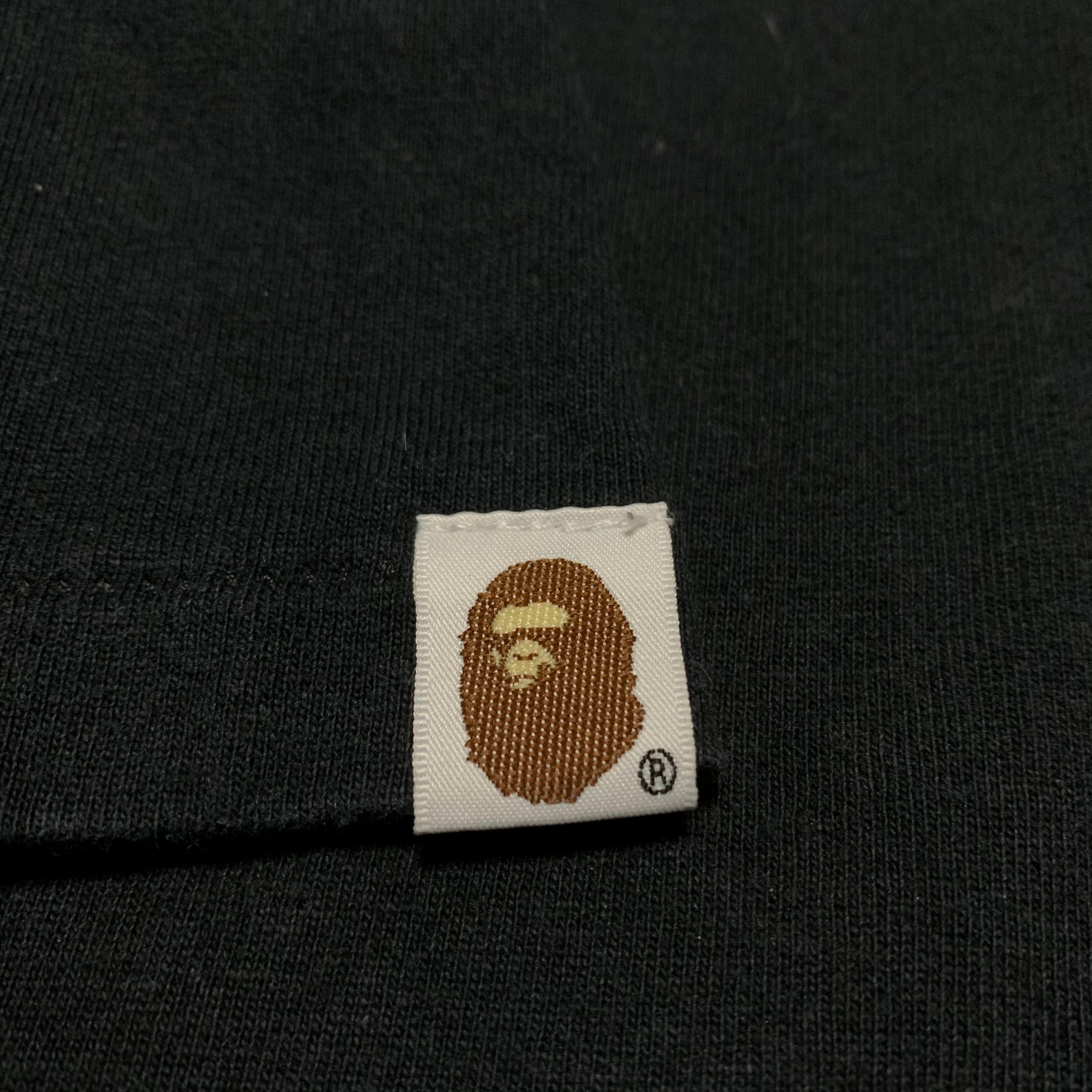 Bape XL Bathing Ape Graphic Black Tee A Bathing Ape