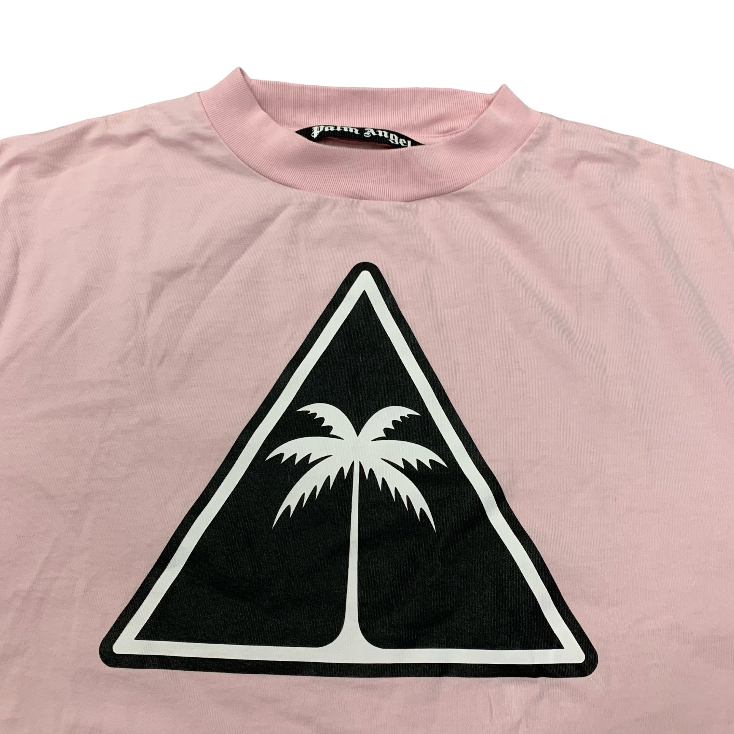 Palm Angels Small Tee Pink Graphic T-Shirt