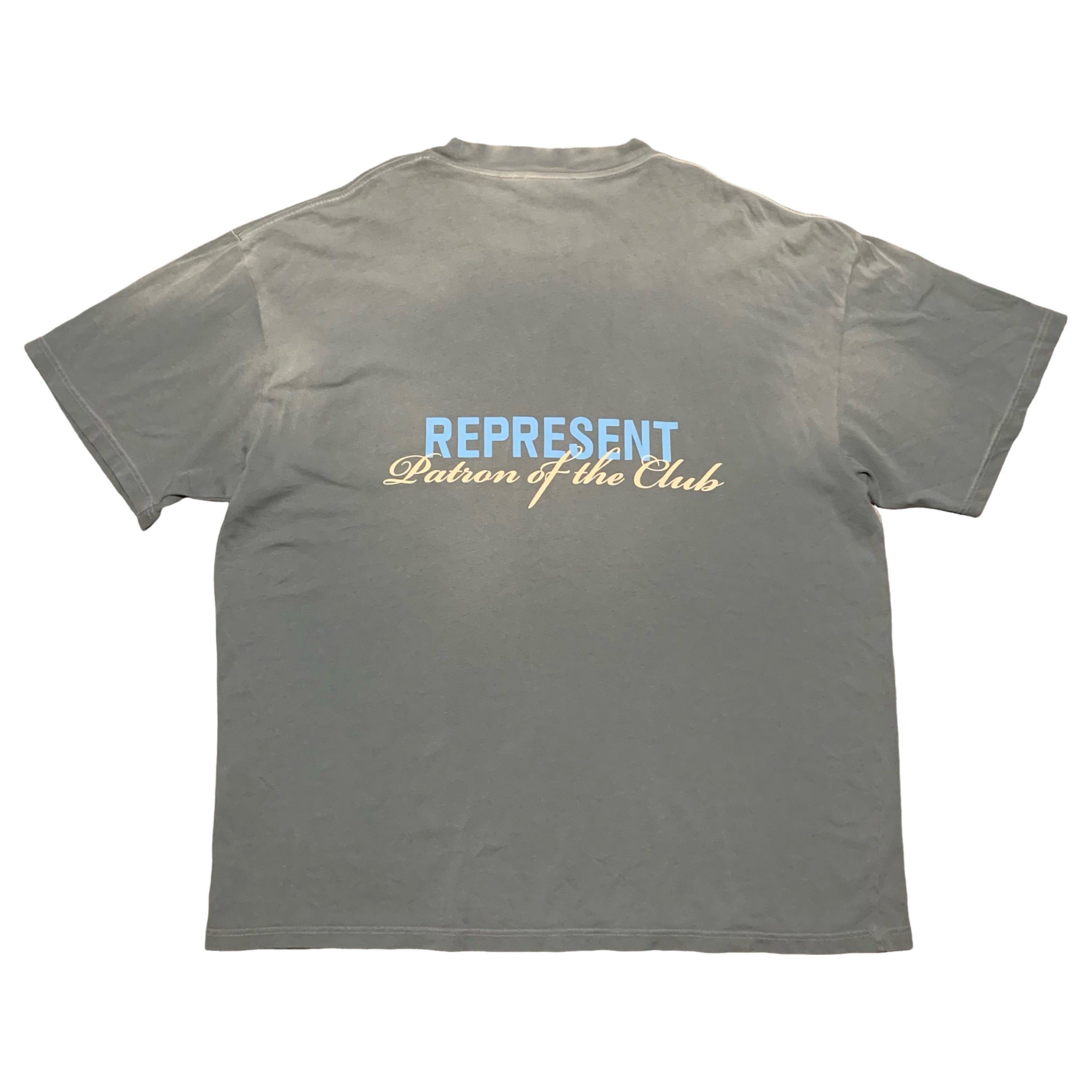 Represent XL Patron Of The Club Buttercream Powder Blue Tee