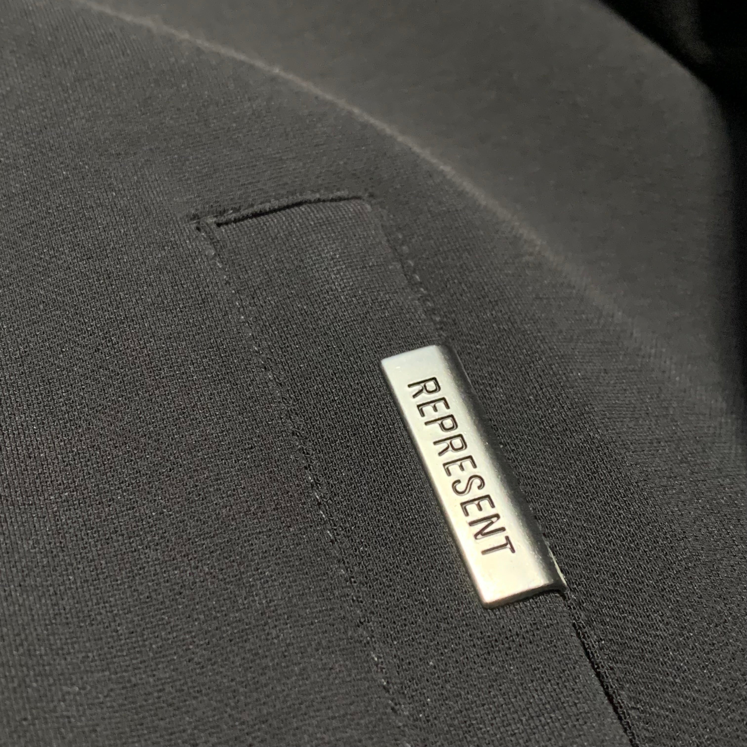 Represent Small Initial Tracksuit Jacket Iron Grey Zip Top