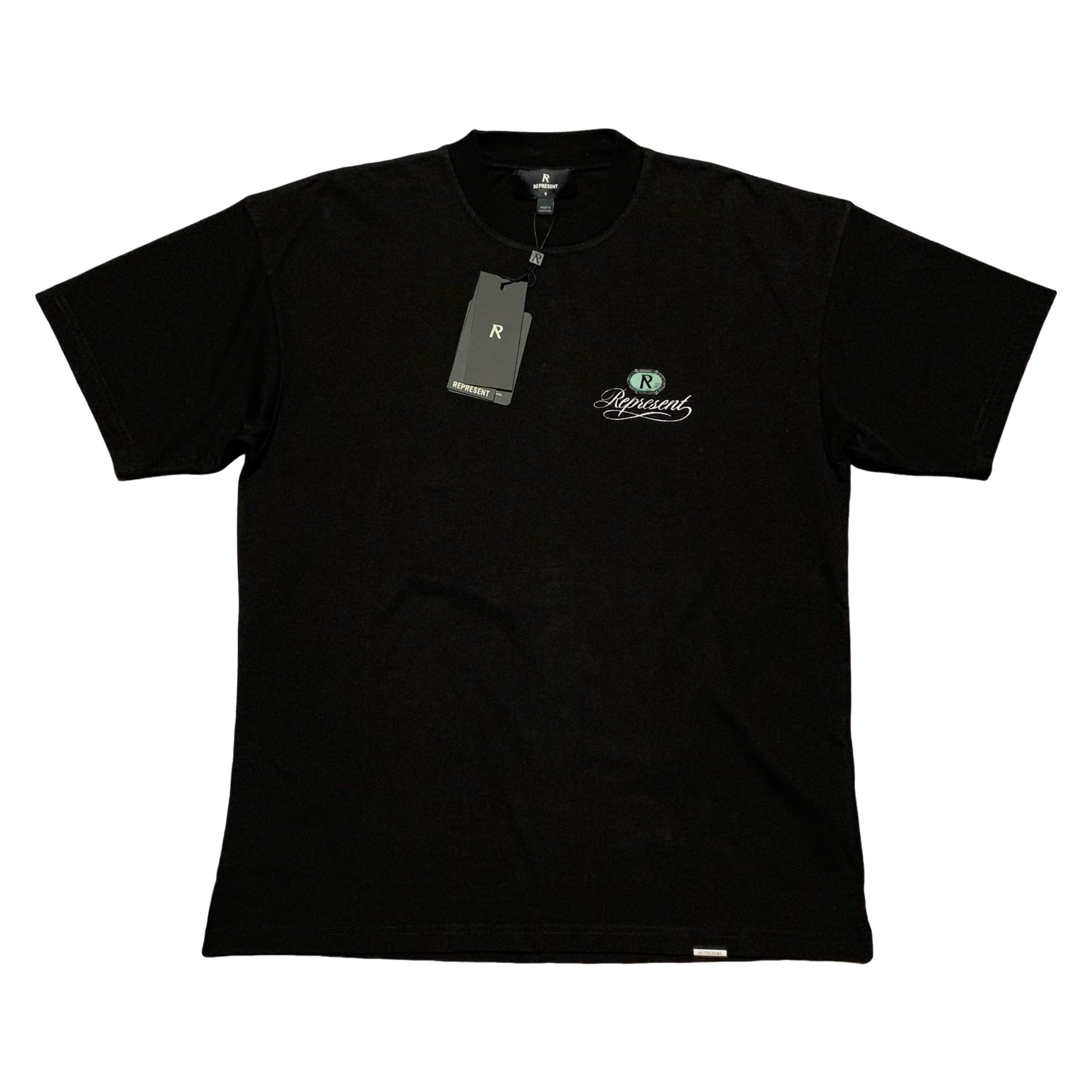 Represent Small Grand Vintage Hand Drawn Jet Black Tee