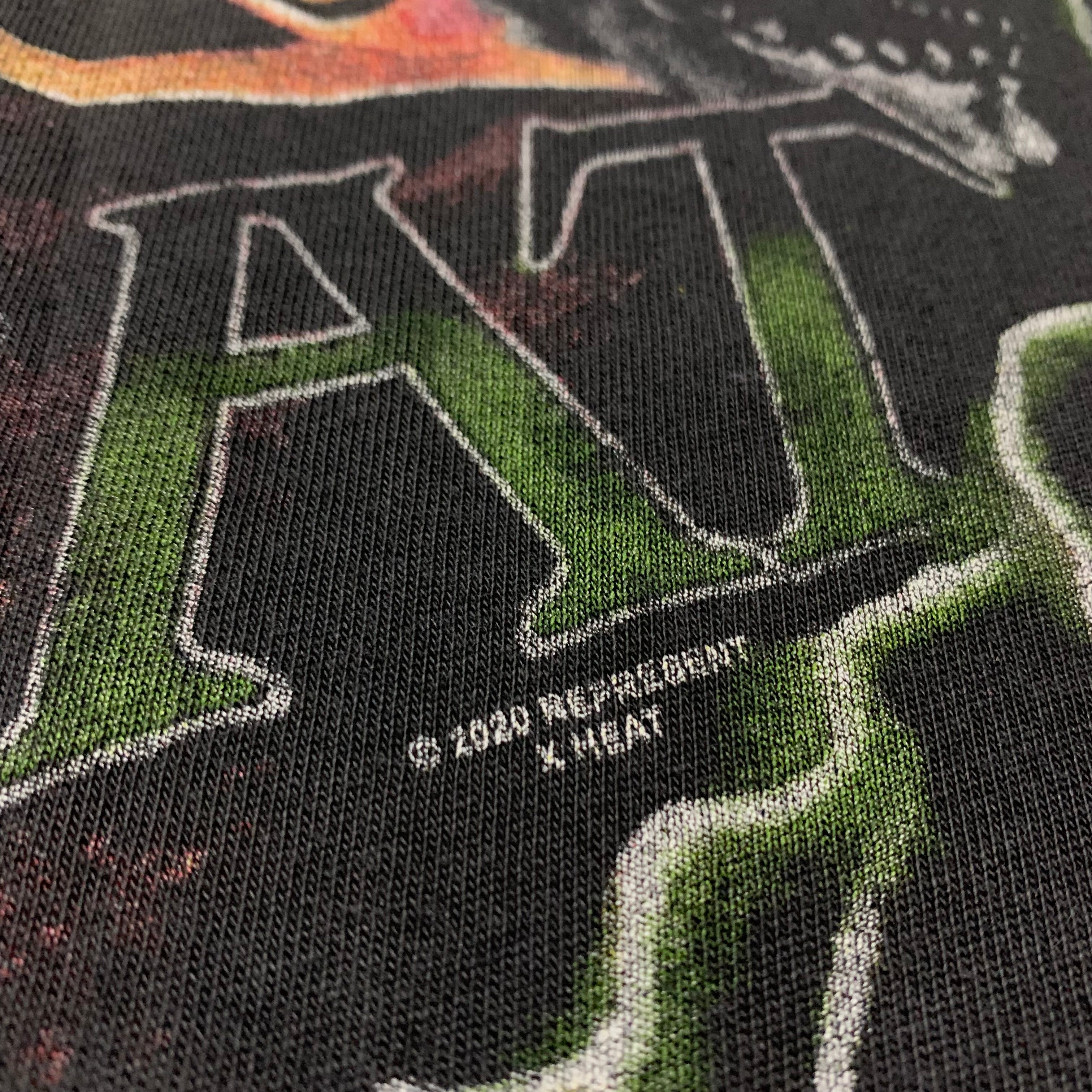 Represent XS Feel The Heat Vintage Black Tee Heat Tour Exclusive