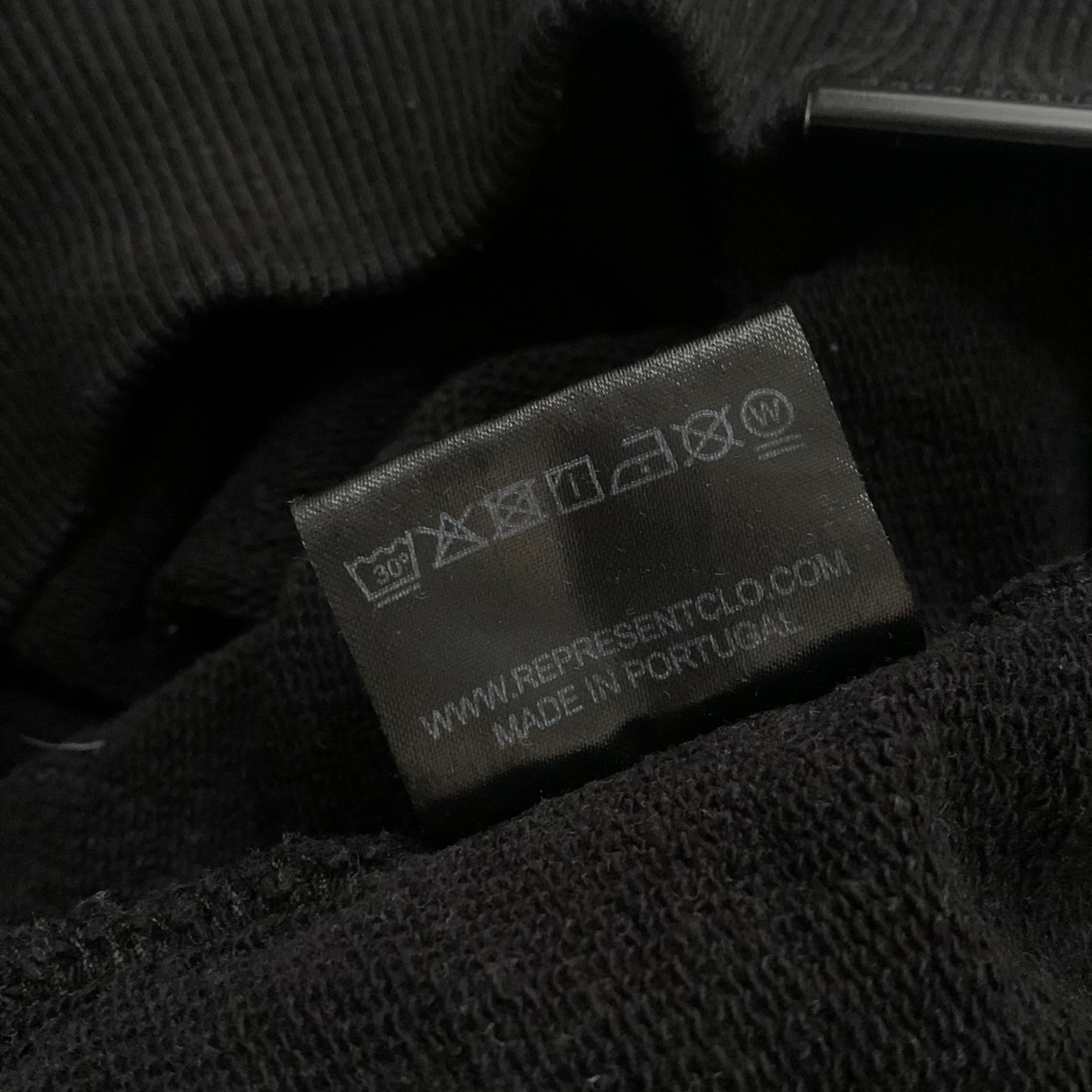 Represent Large Vitesse Jet Black Sweater Sweatshirt Crewneck