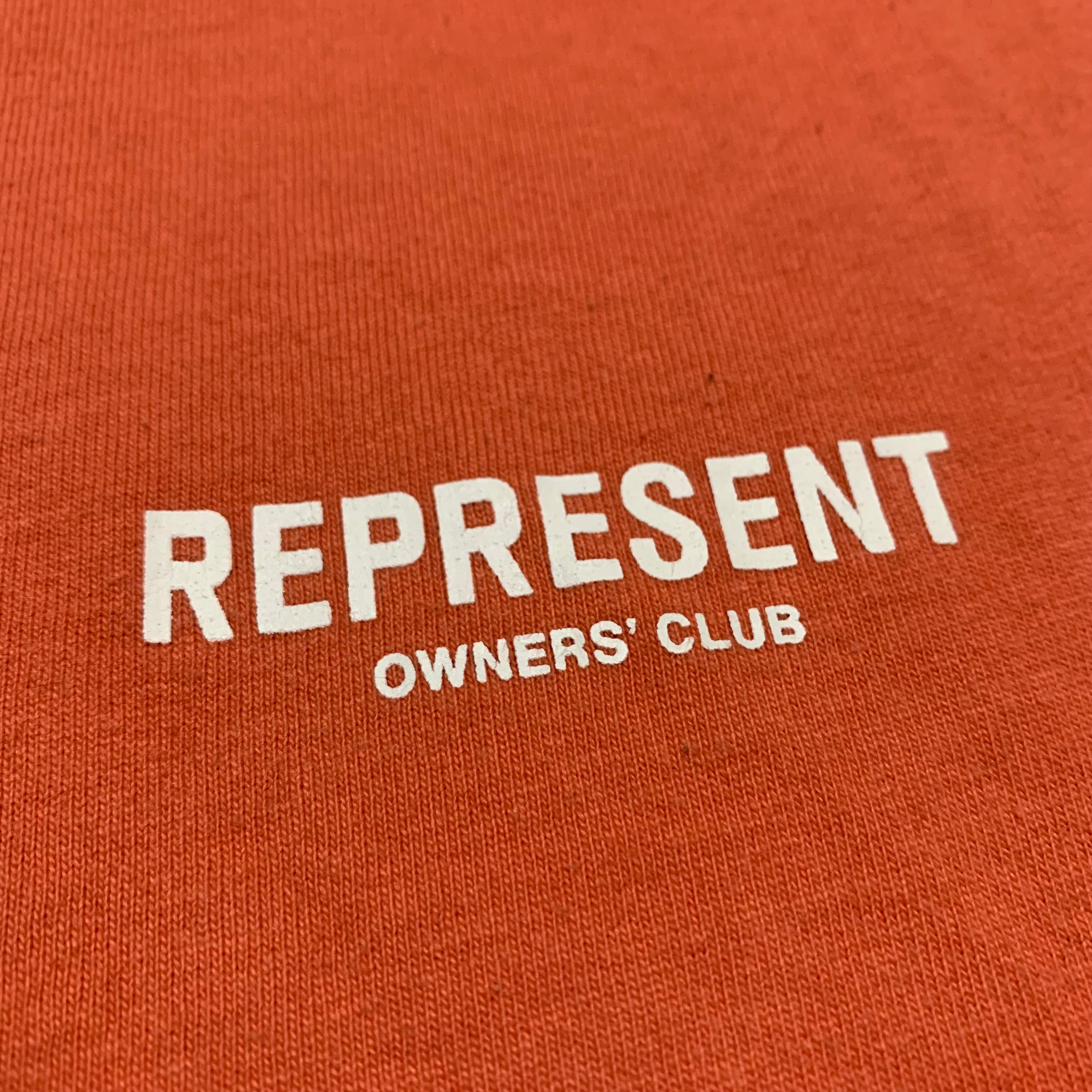 Represent Medium Owners Club Coral Orange Tee