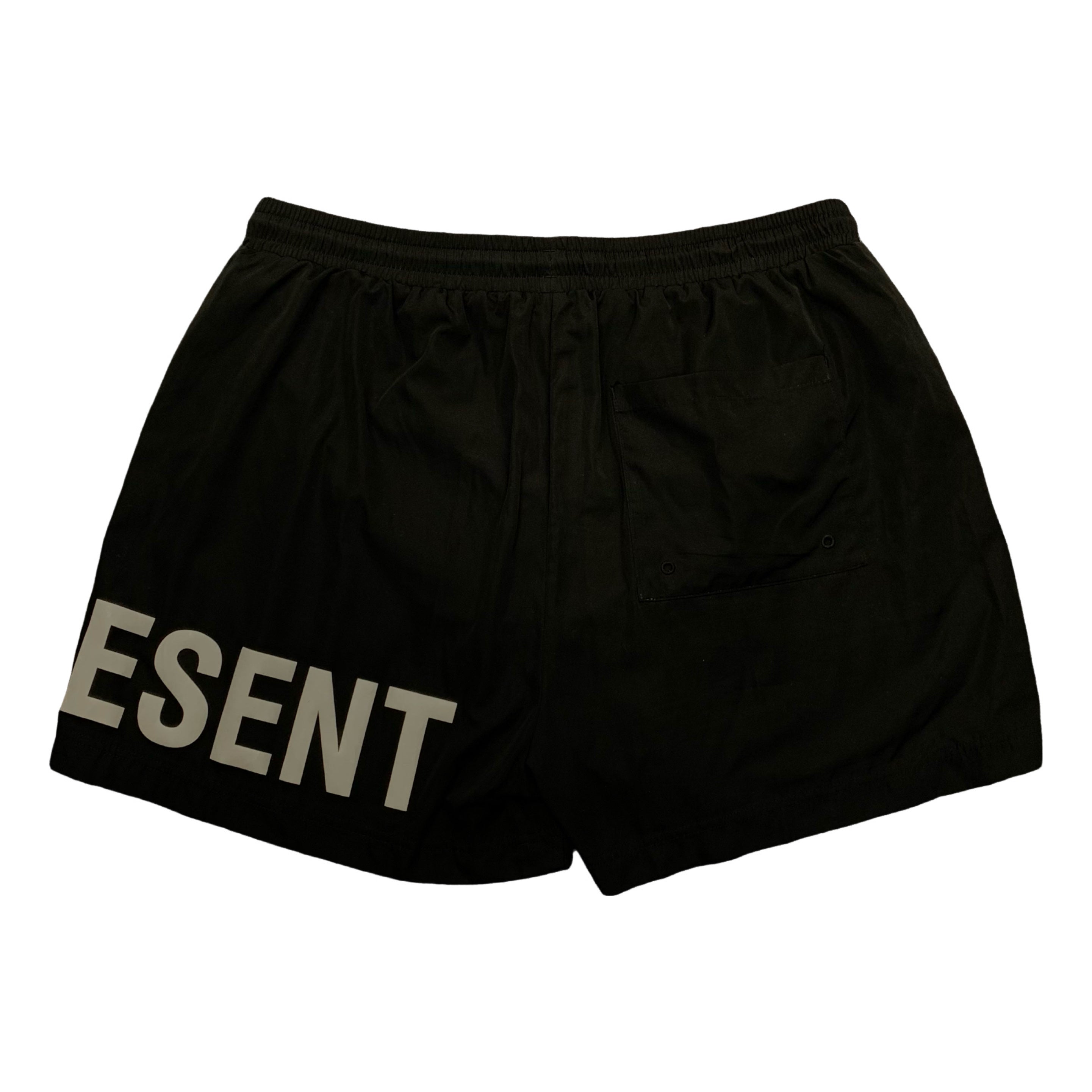 Represent XL Swim Shorts Graphic Black Bottoms
