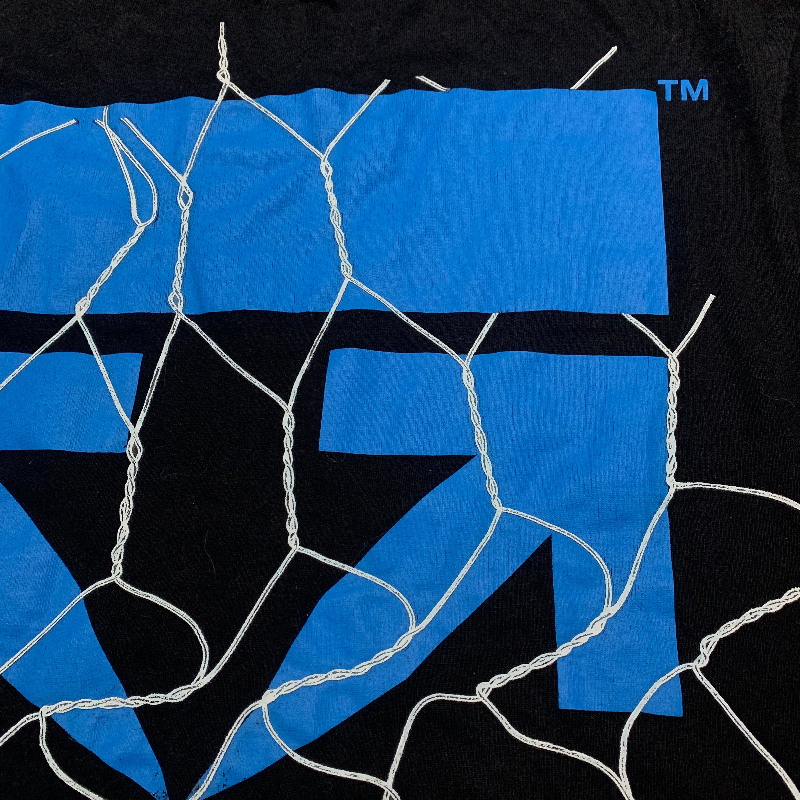 Off White Small Fence Arrows Black Tee Virgil Abloh