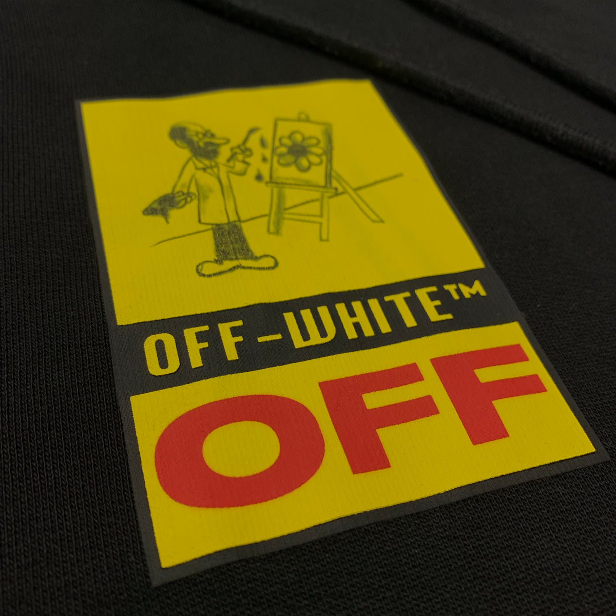 Off White XXL Hoodie Arrows Graphic Black Hoodie Virgil Abloh