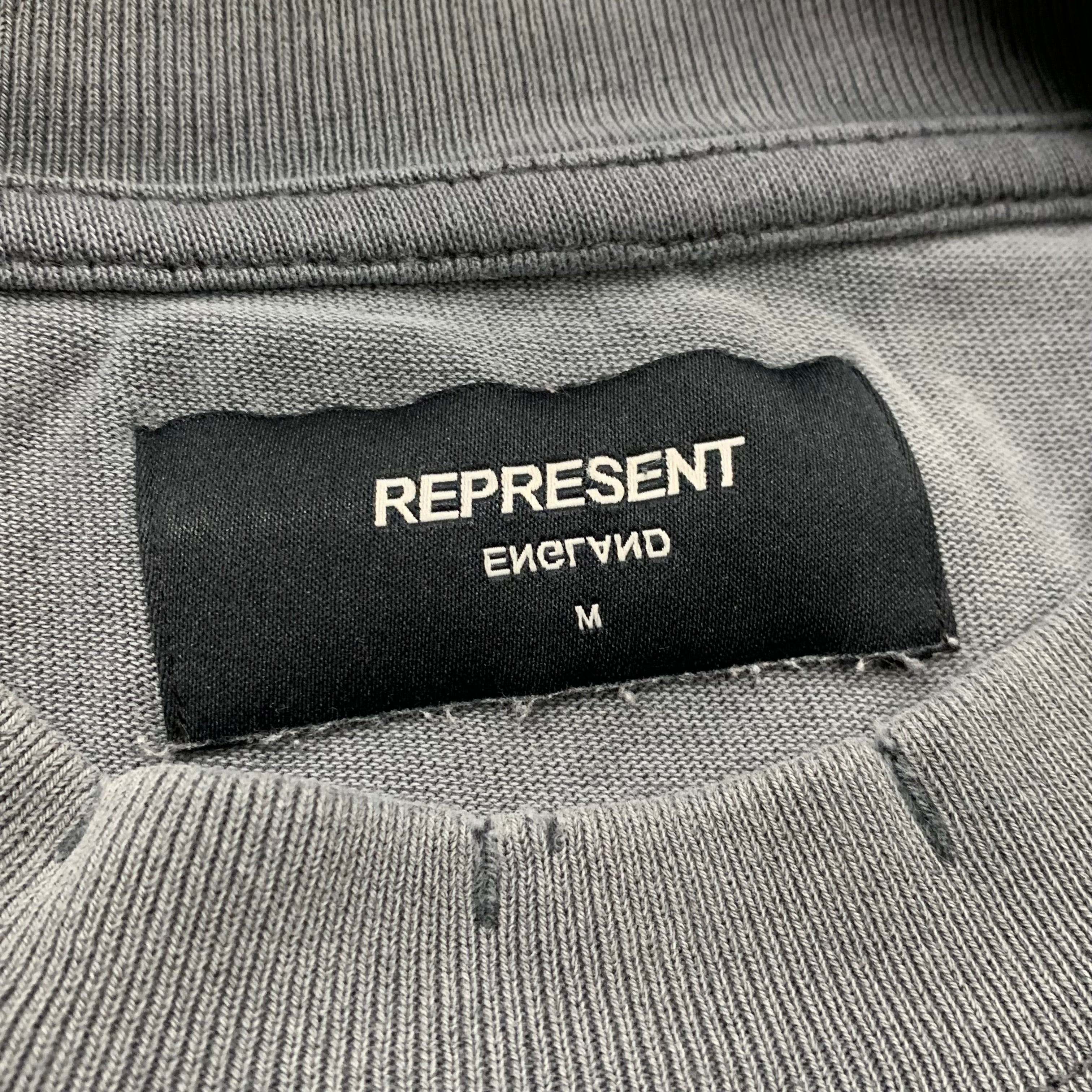 Represent Medium Tee Spirit Angel Vintage Grey T-Shirt