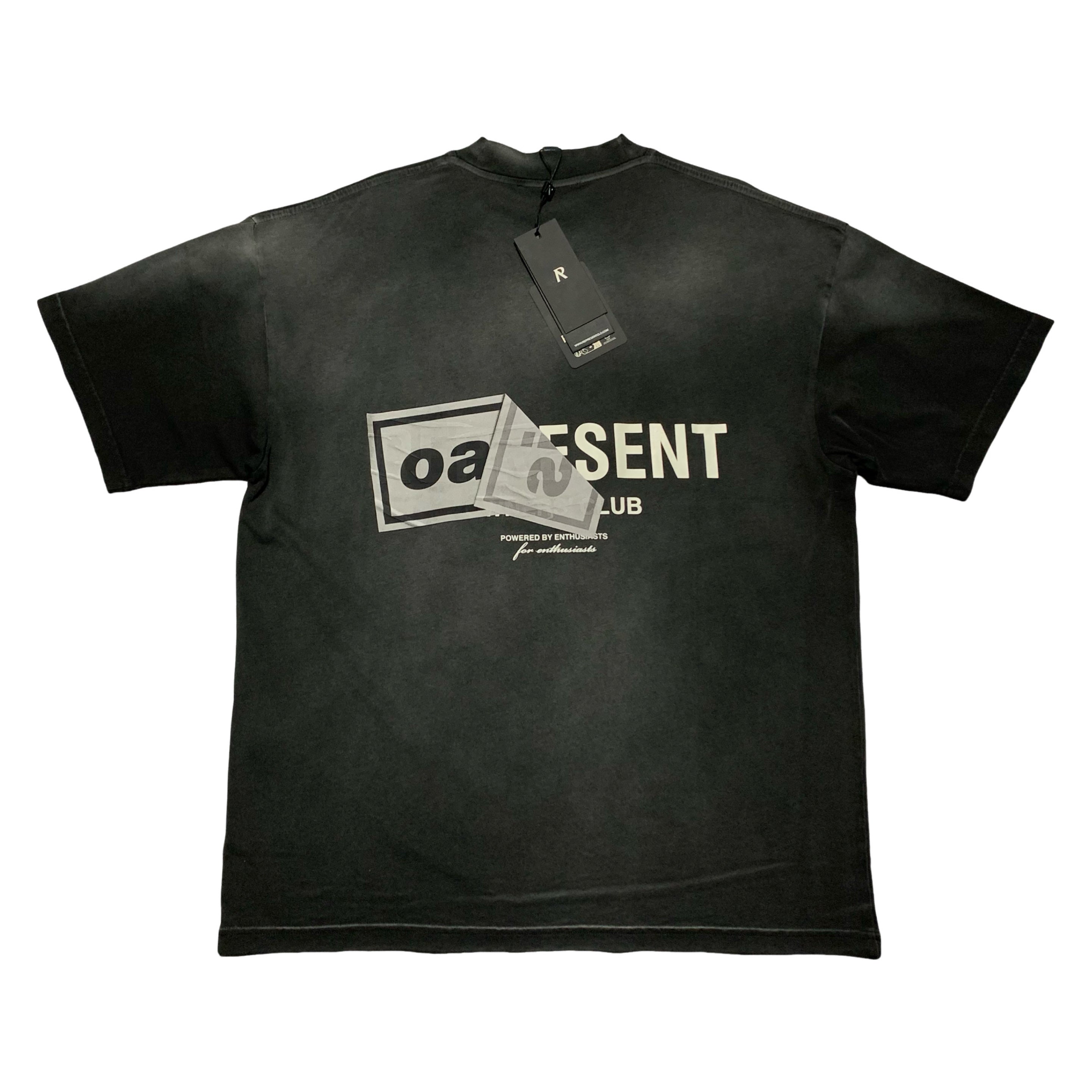 Represent Small Oasis Owners Club Stained Black Tee