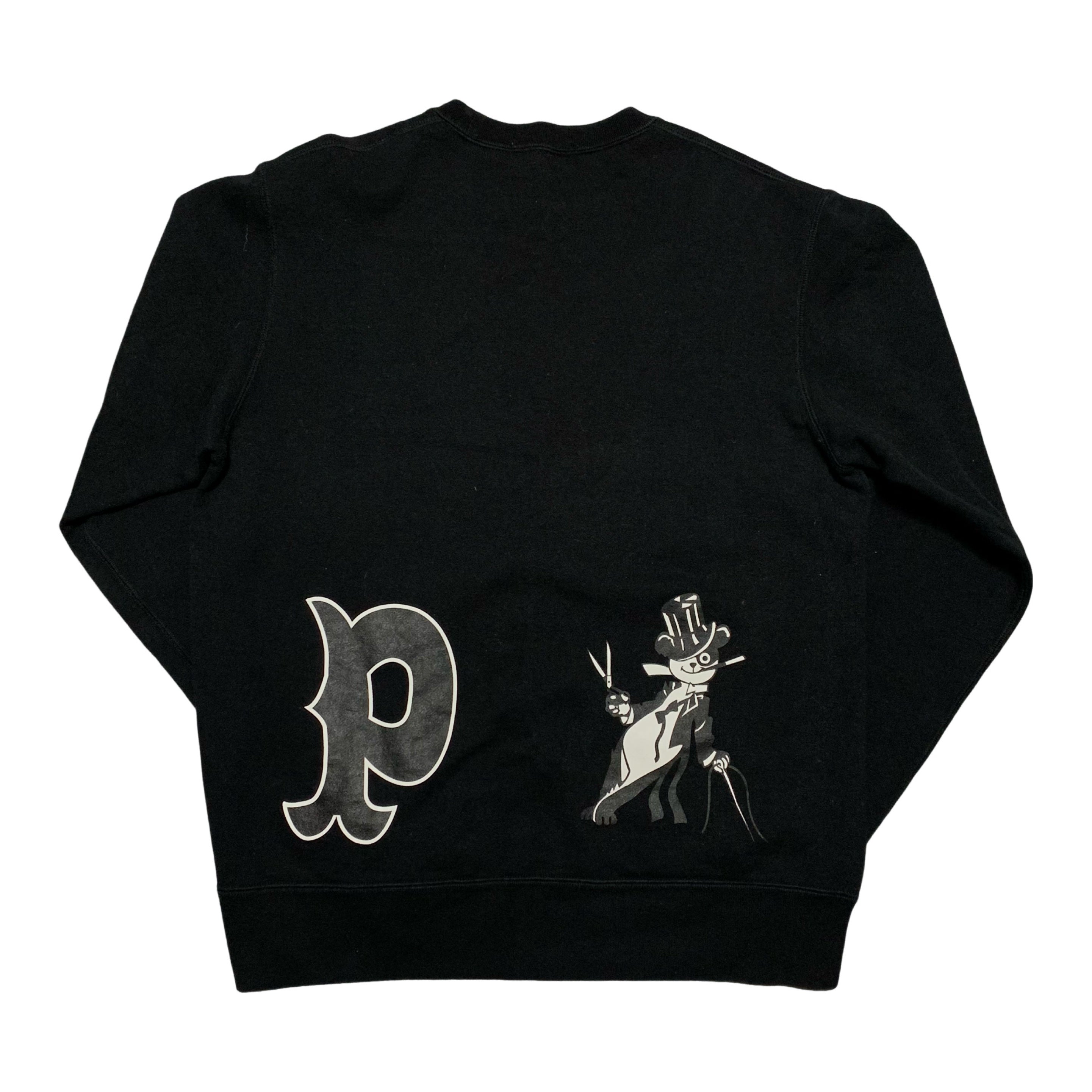 Bape Large Panda Zip Black Sweatshirt Crewneck A Bathing Ape