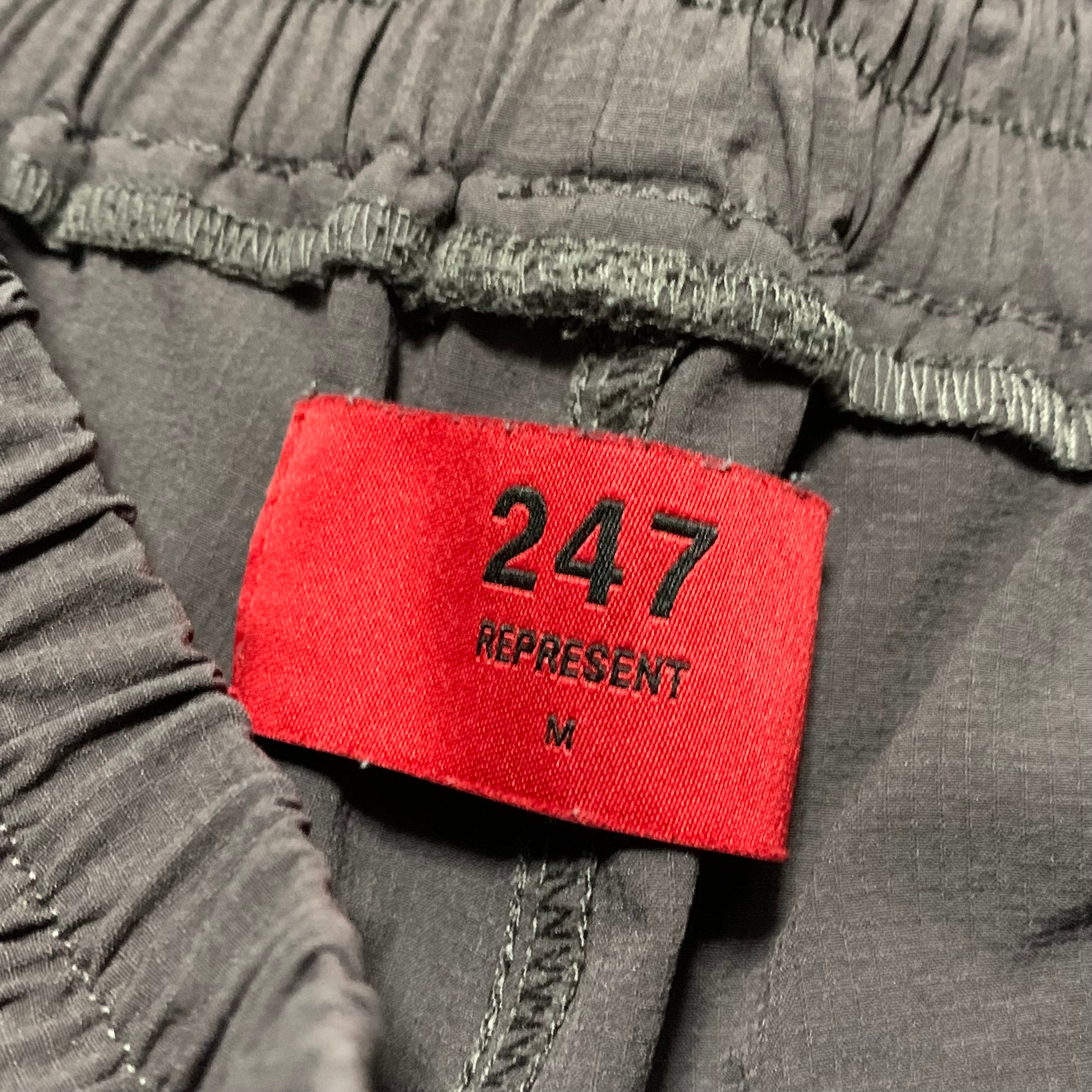 Represent Medium 247 Pants Grey Track Pant Zip Bottoms