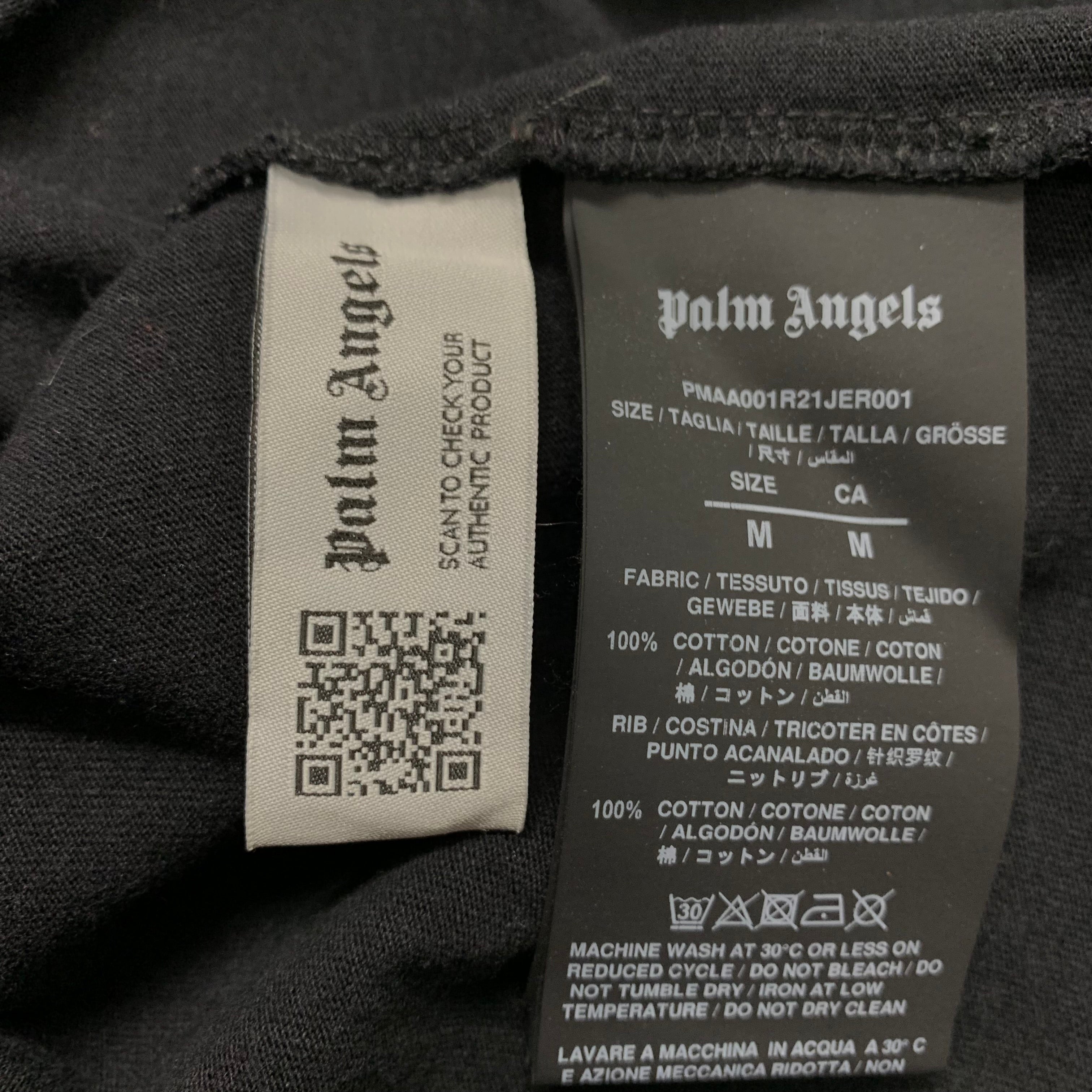 Palm Angels Medium Tee Bear Classic Black T-Shirt