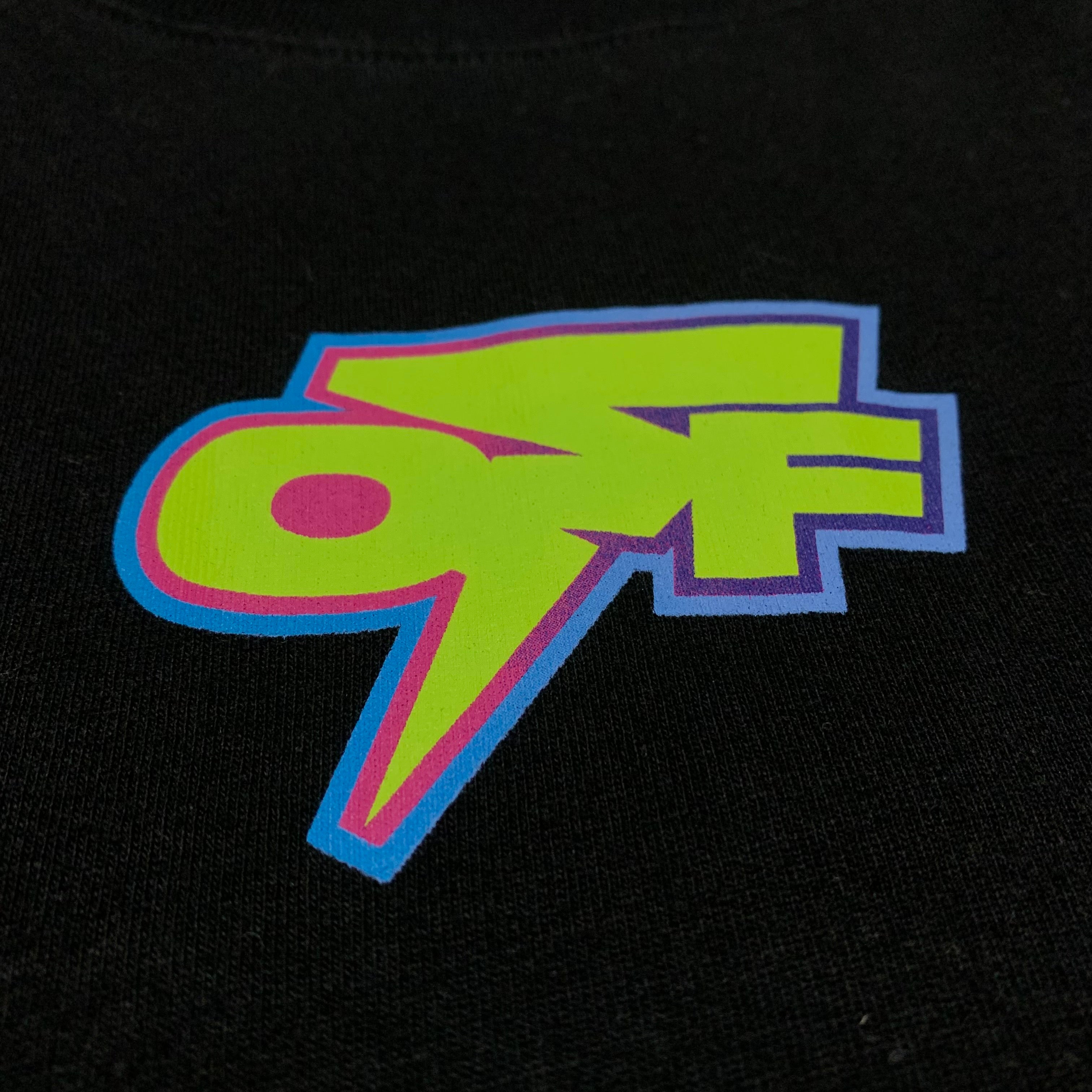 Off White Medium Degrade Lighting Arrows Black Tee Virgil Abloh