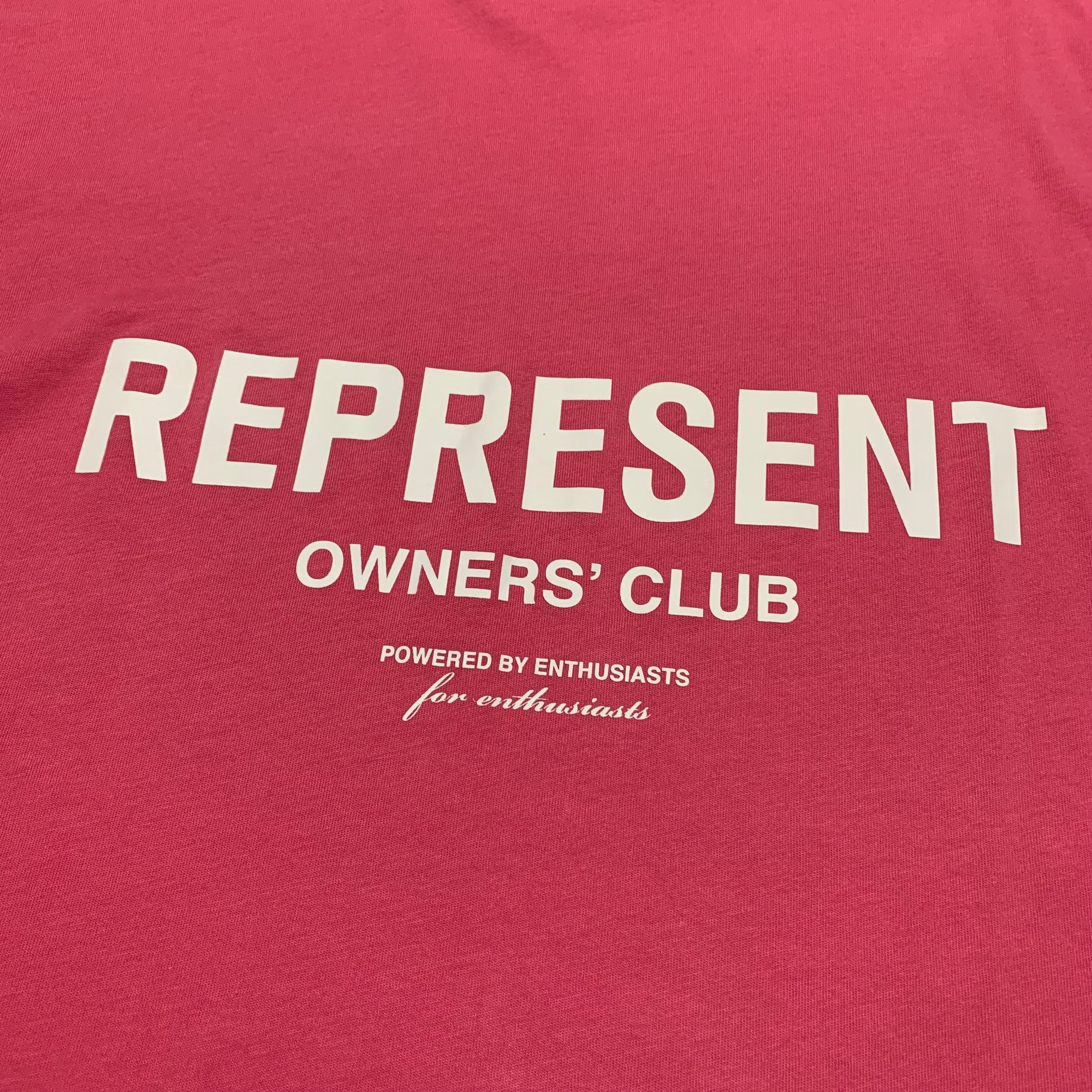 Represent XS Owners Club Bubble Gum Pink Tee