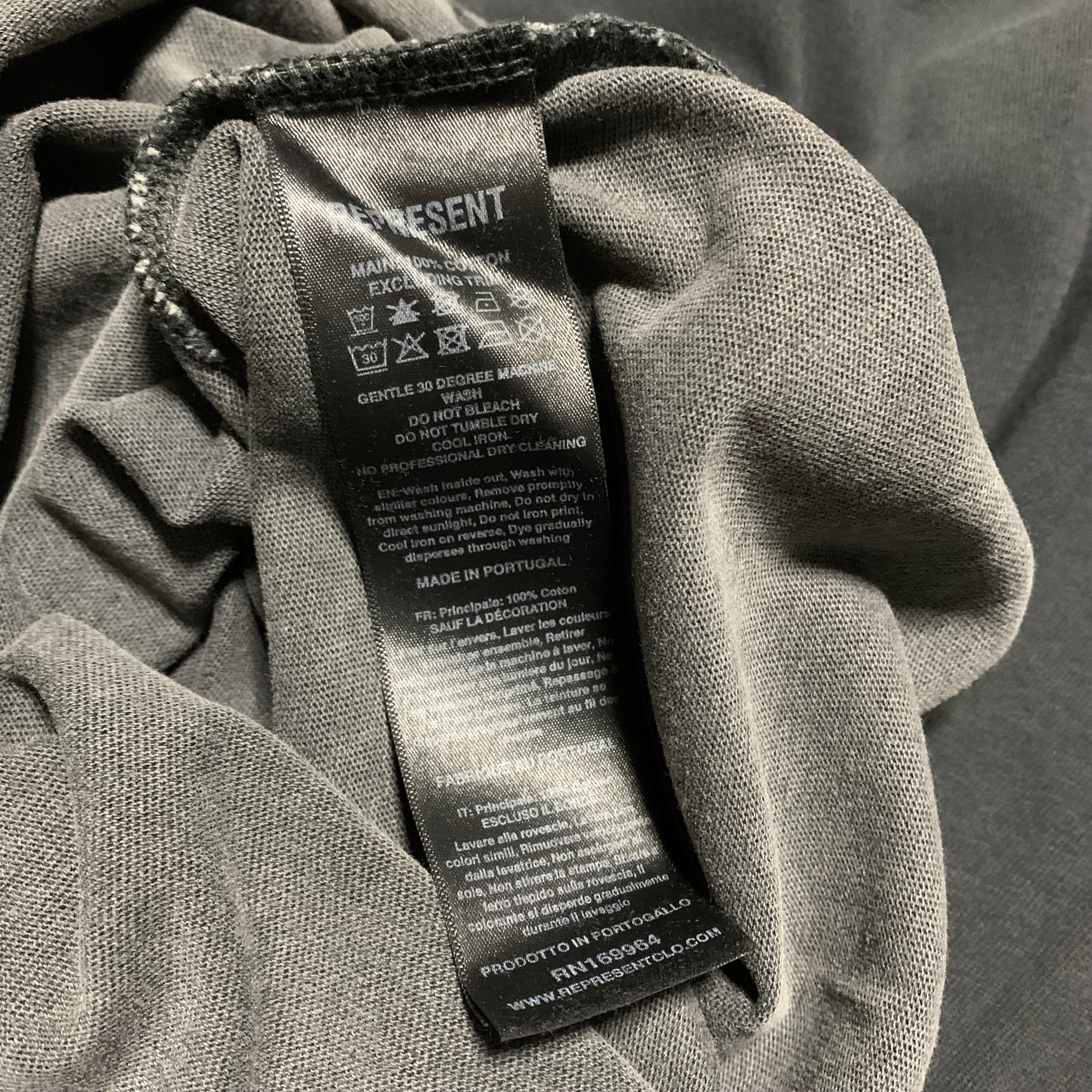Represent XS Pure Breed Graphic Vintage Black Tee