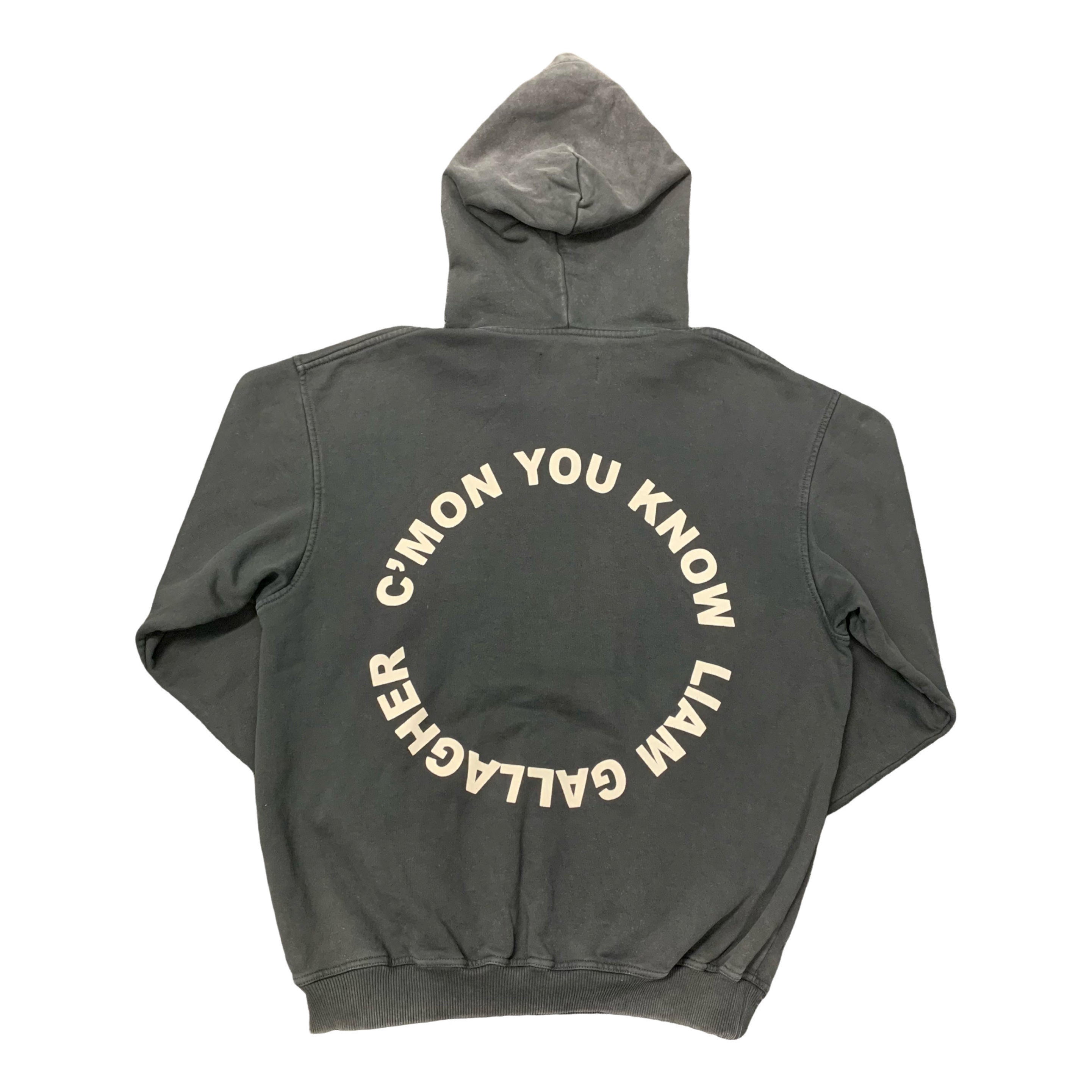 Represent Small Hoodie Liam Gallagher Vintage Black Hoodie