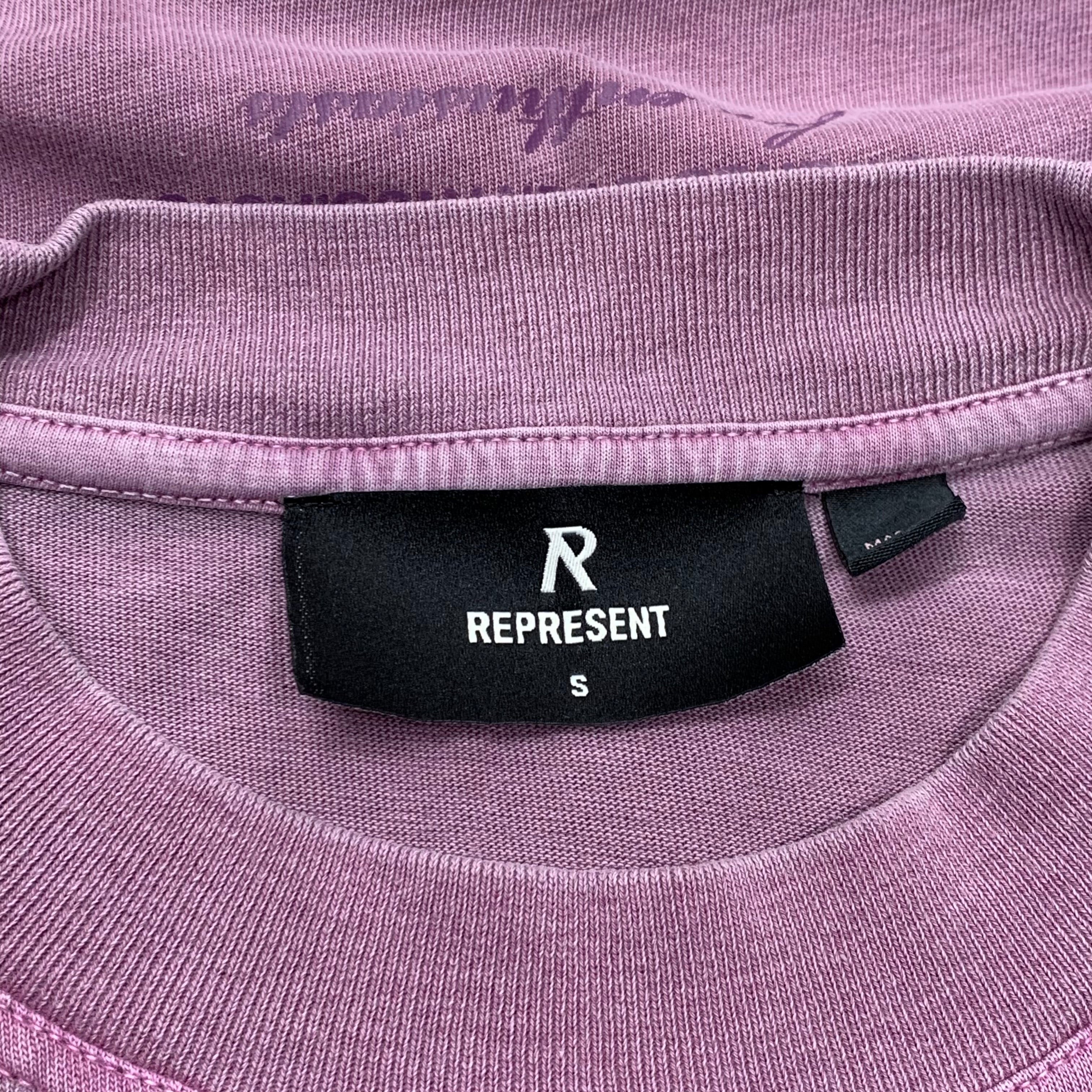 Represent Small Tee Owners Club Vintage Purple T-Shirt