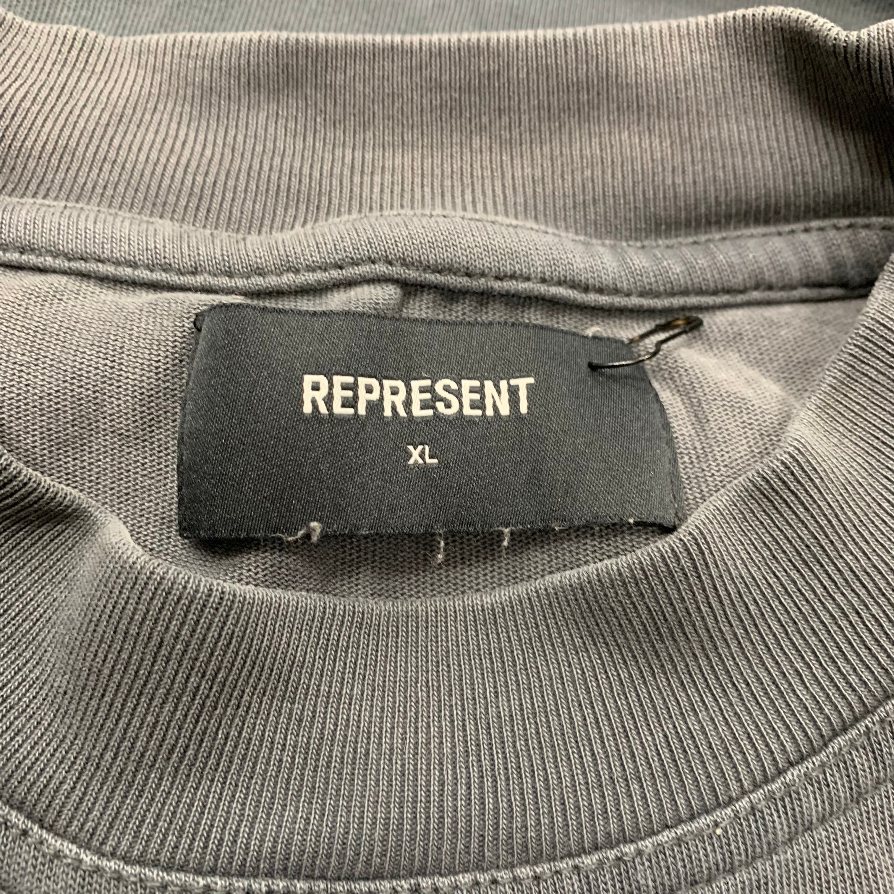 Represent XL Tee Thoroughbred Dog Vintage Black T-Shirt