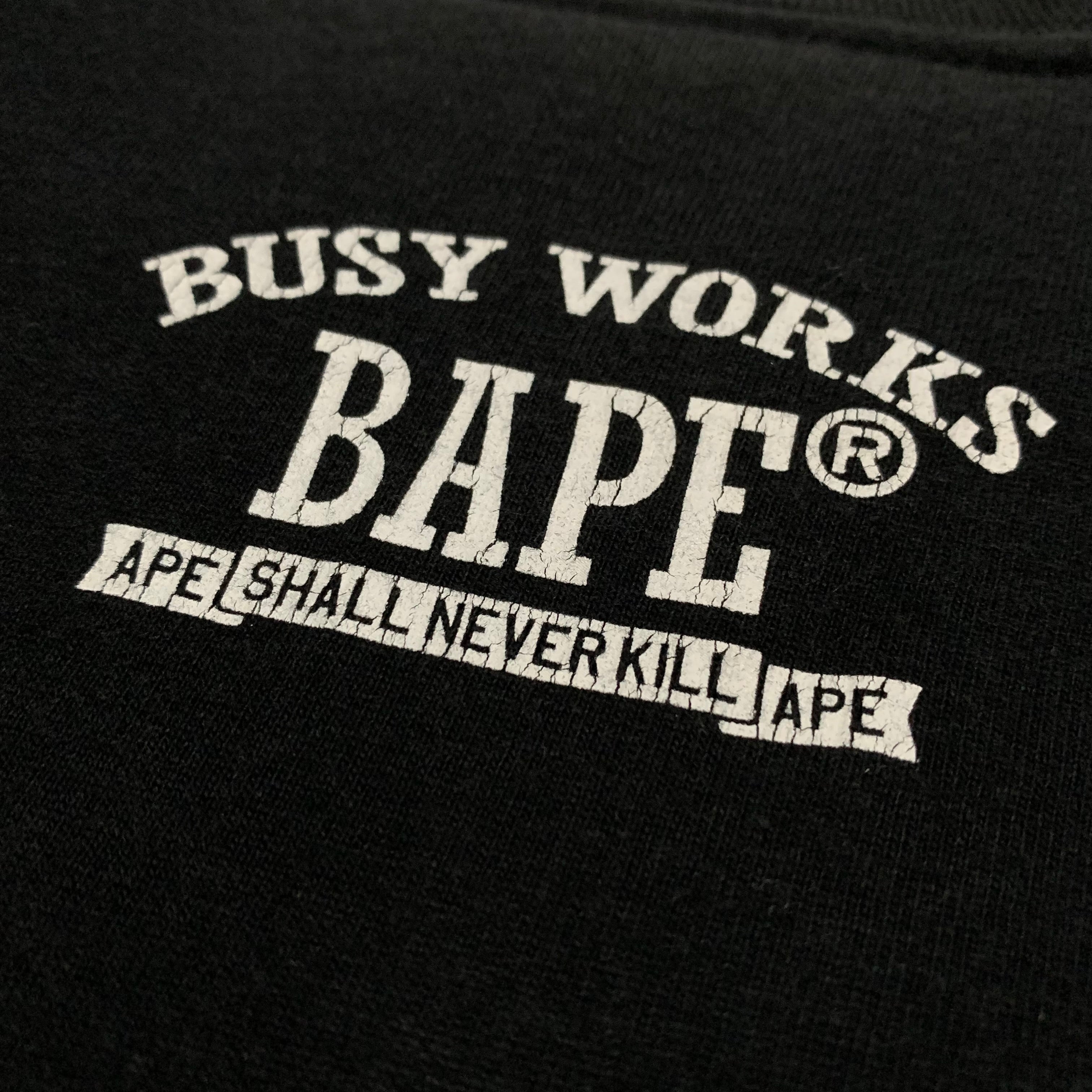 Bape Small Multi Graphic Black Tee A Bathing Ape 2005