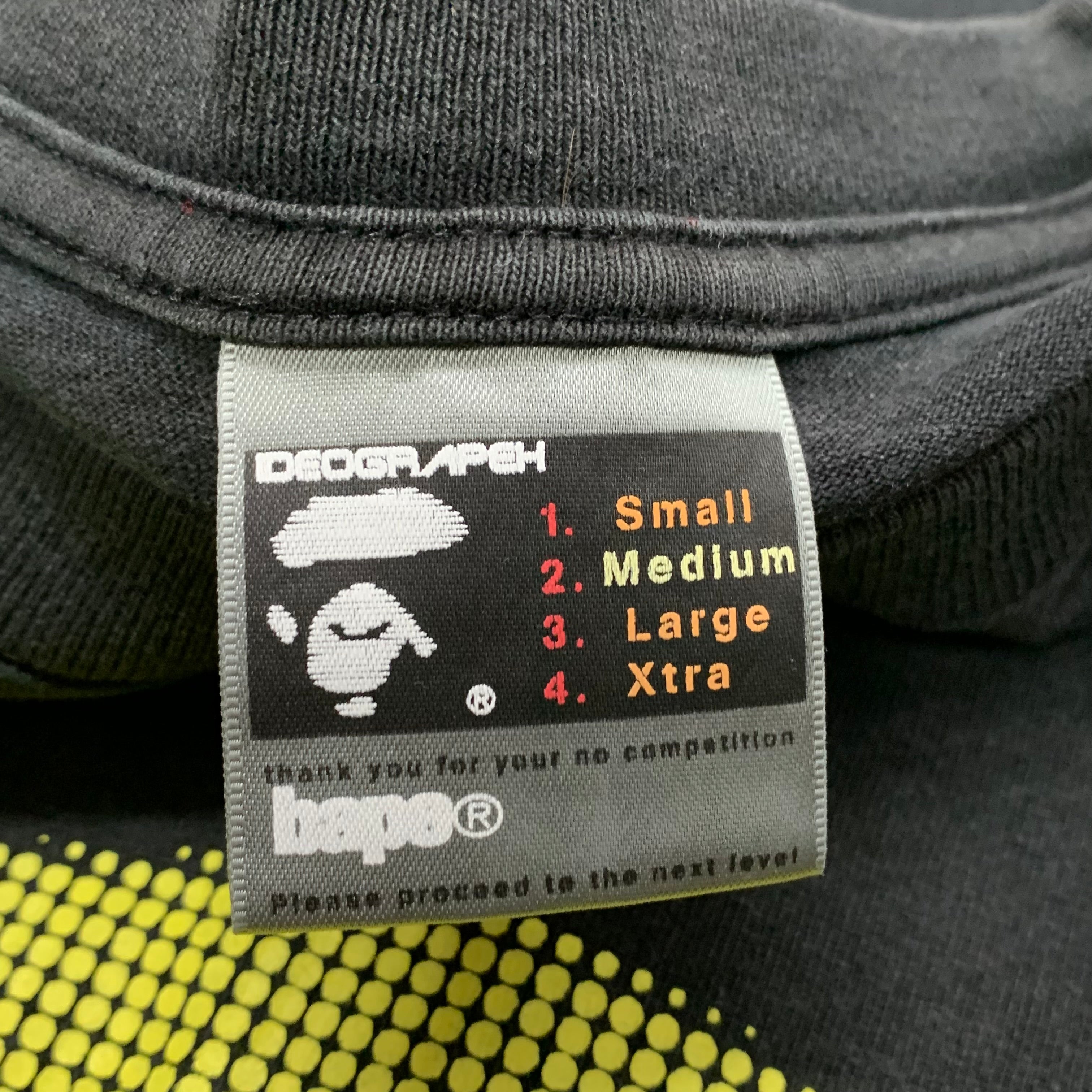 Bape Medium Tee Big Ape Head Black T-Shirt A Bathing Ape Vintage 90s