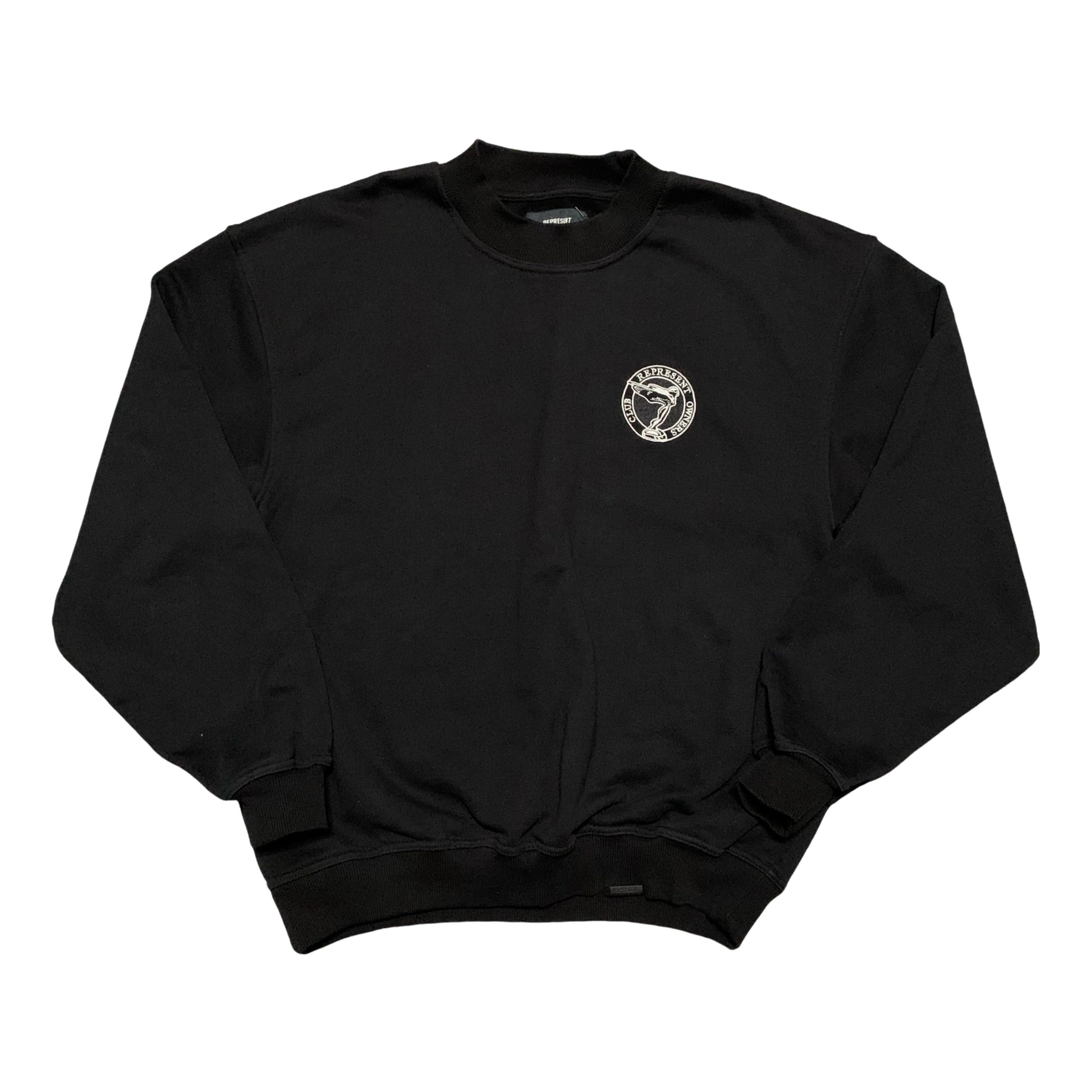 Represent Small Owners Club Angel Black Sweater Sweatshirt Crewneck