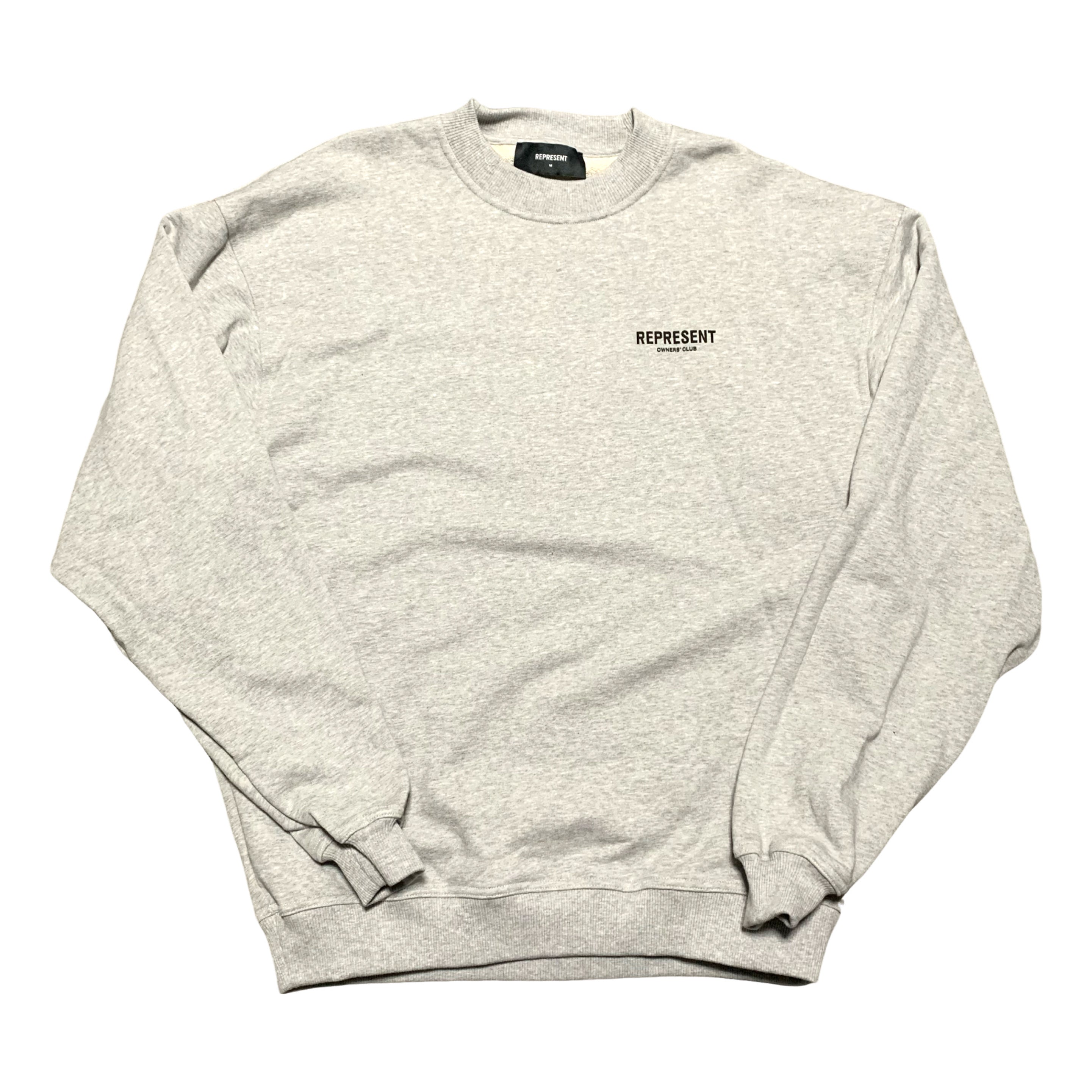 Represent Medium Owners Club Ash Grey Sweater Sweatshirt Crewneck