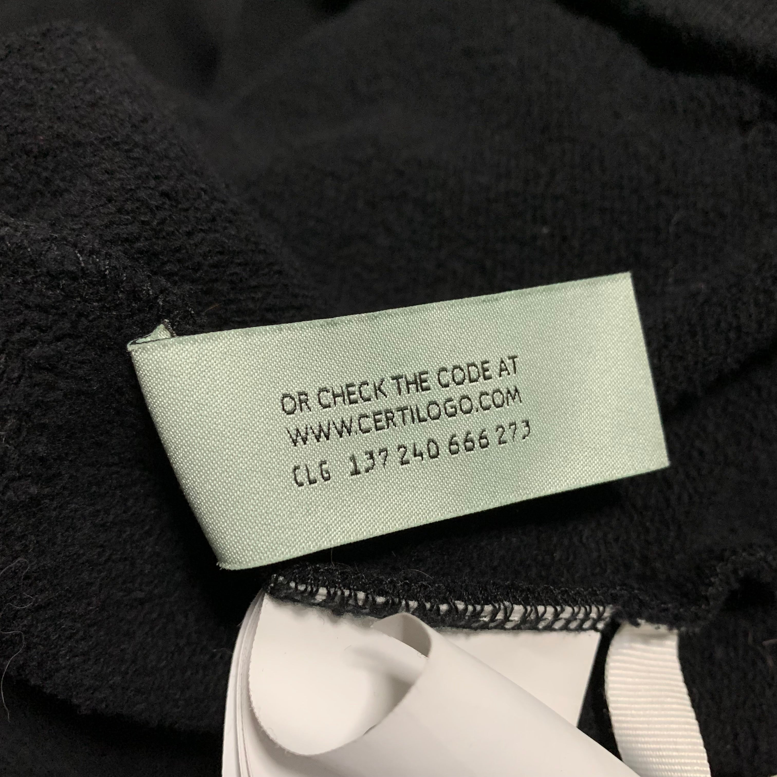 Off White Small Stencil Arrows Black Hoodie Virgil Abloh