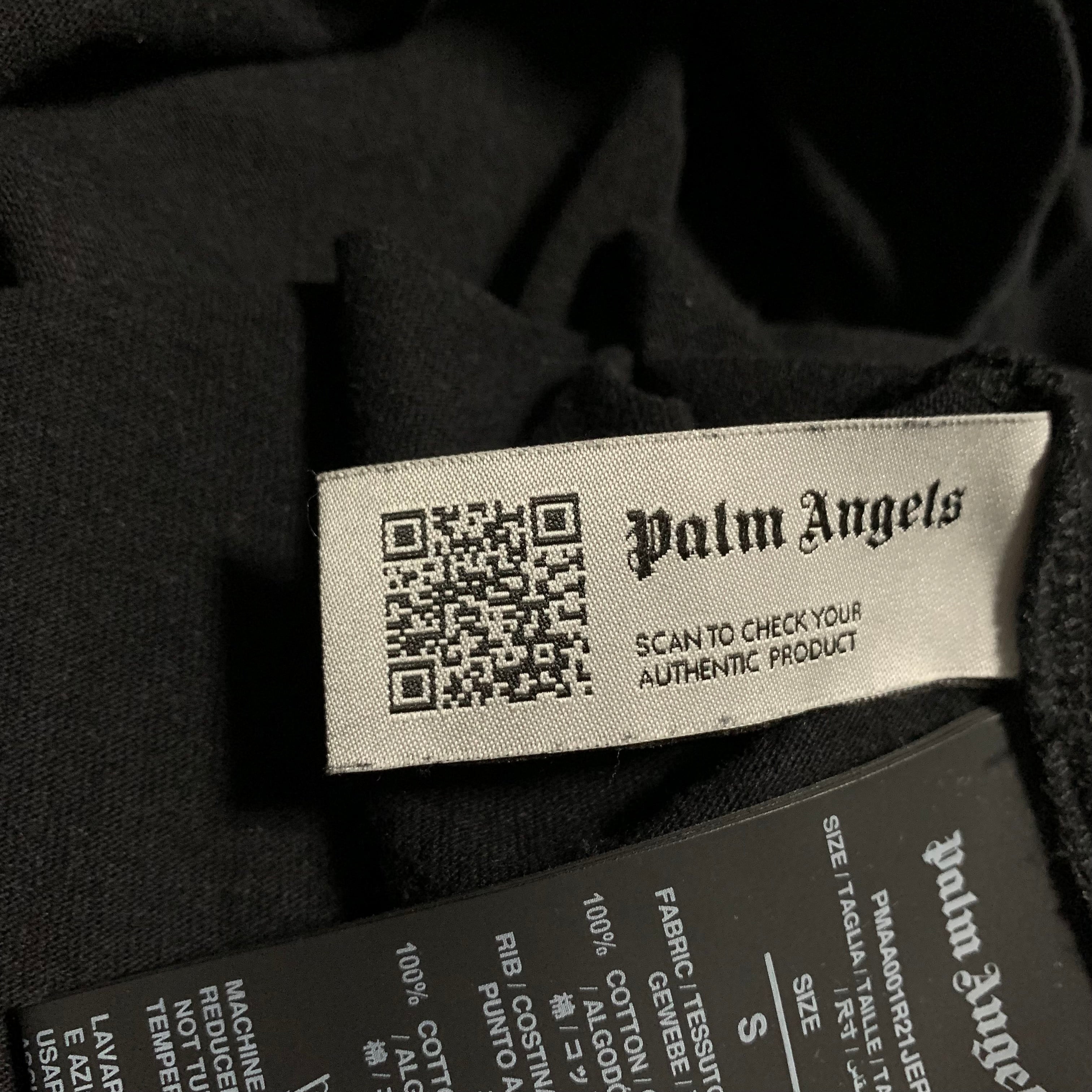 Palm Angels Small Kill The Bear Black Tee