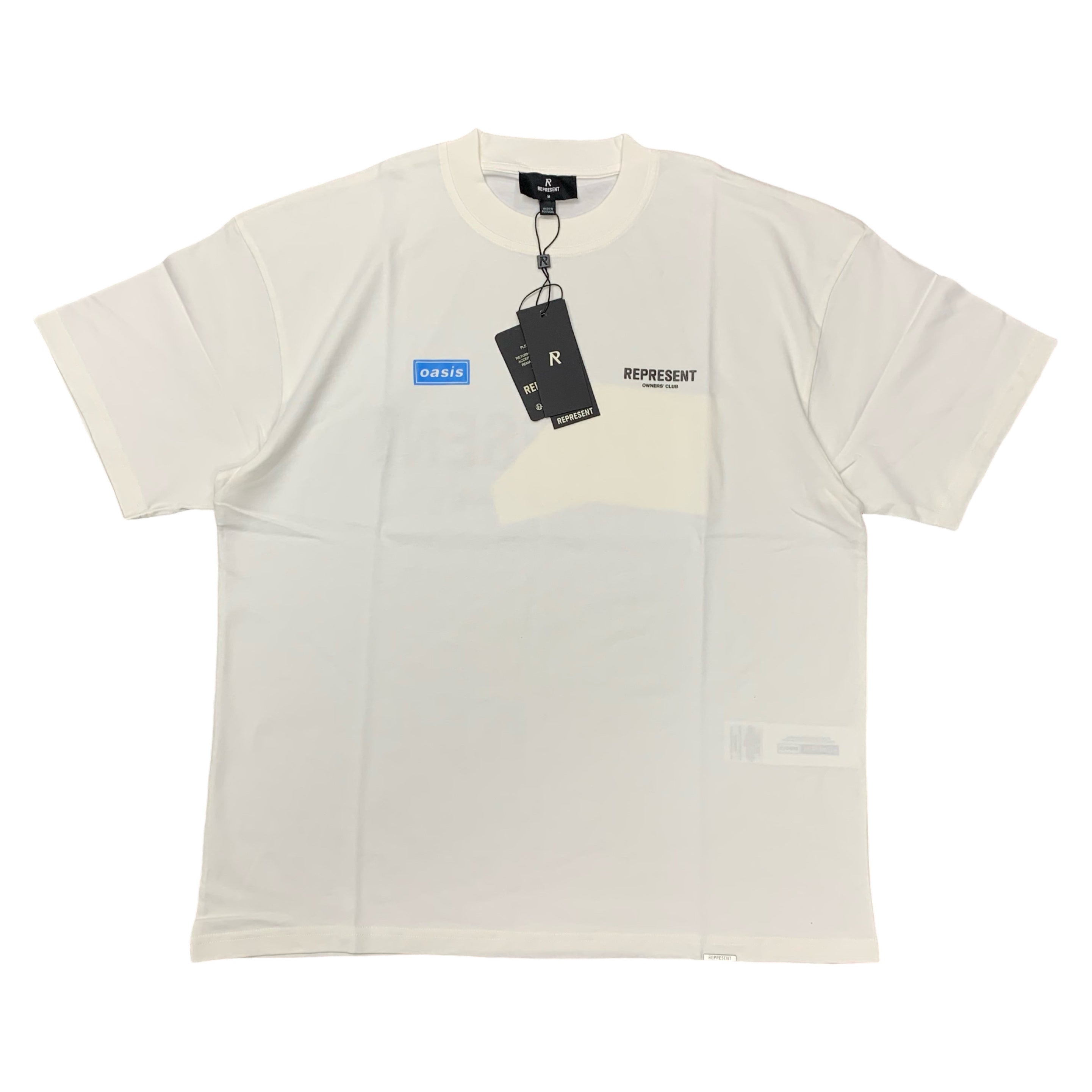 Represent Medium Tee Oasis Owners Club Flat White T-Shirt