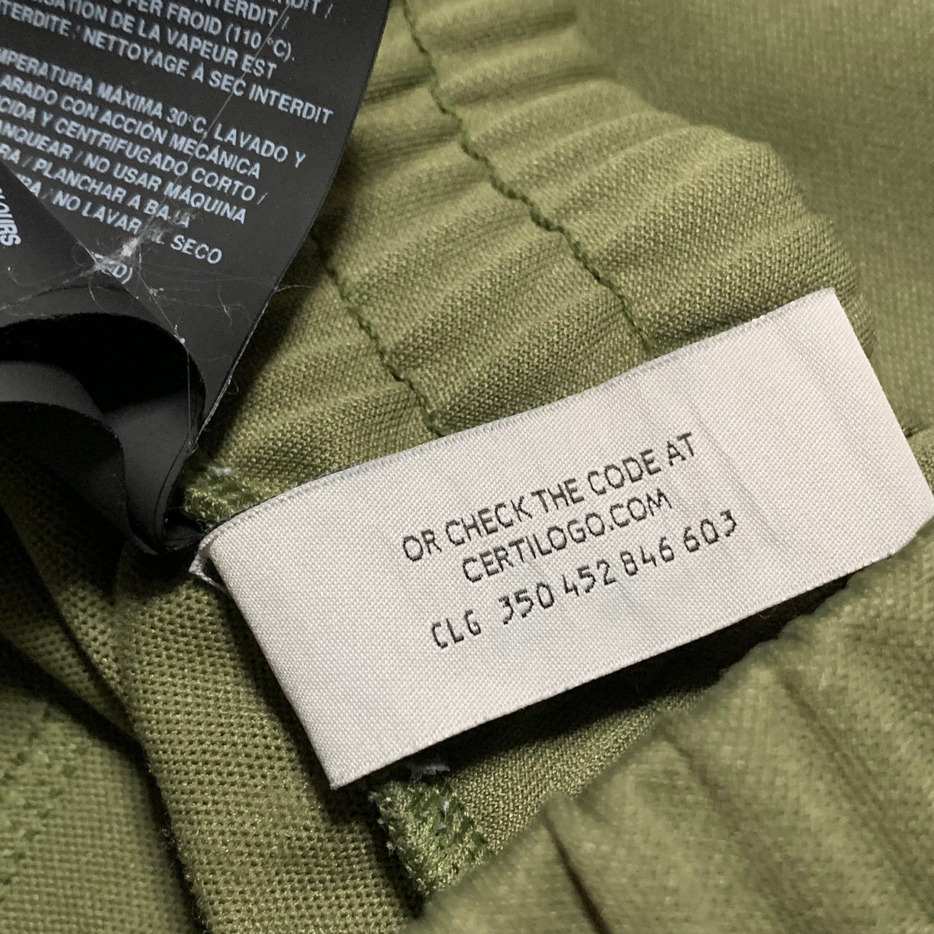 Palm Angels Medium Classic Khaki Green Track Pant Bottoms