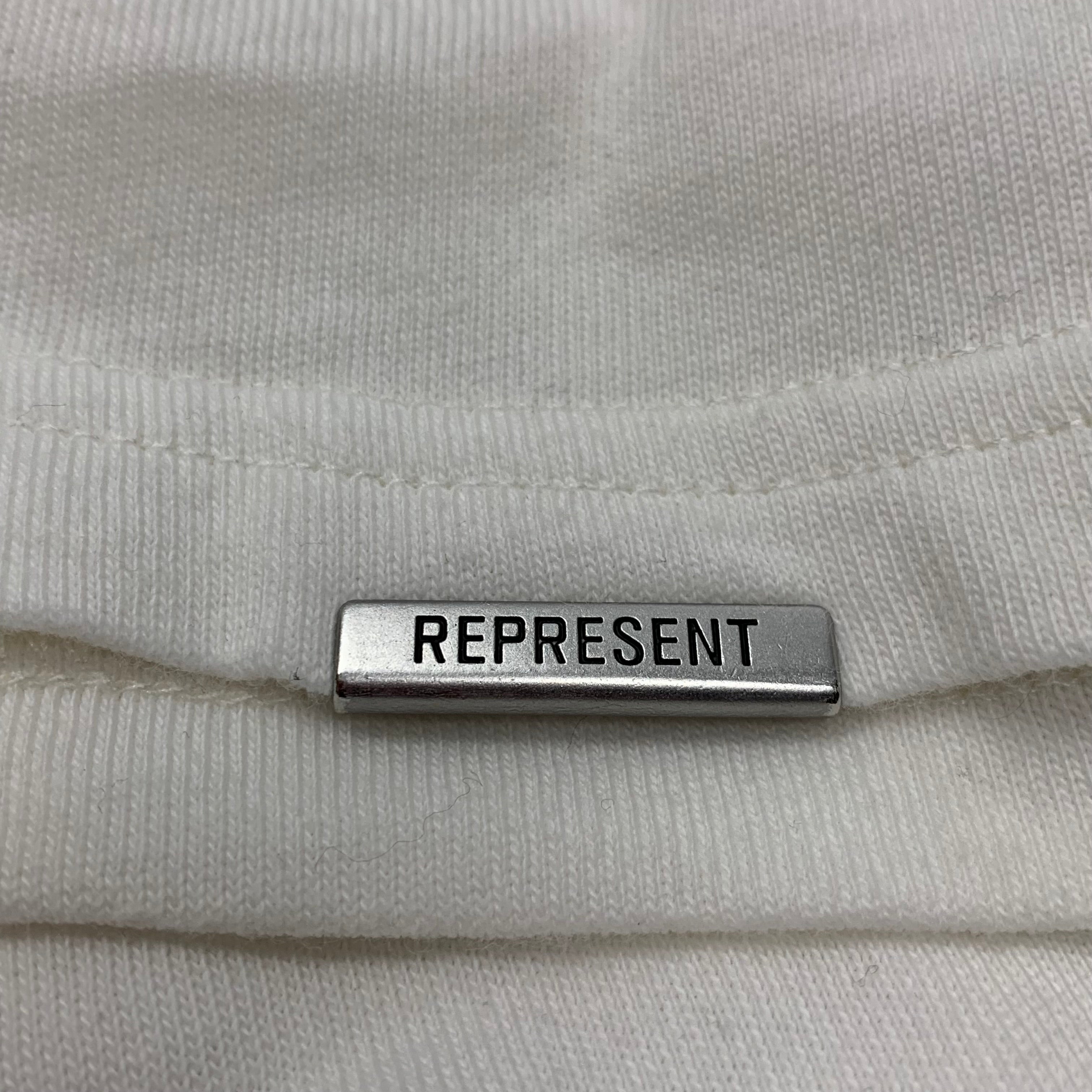 Represent Small Tee Classic Parts Flat White T-Shirt