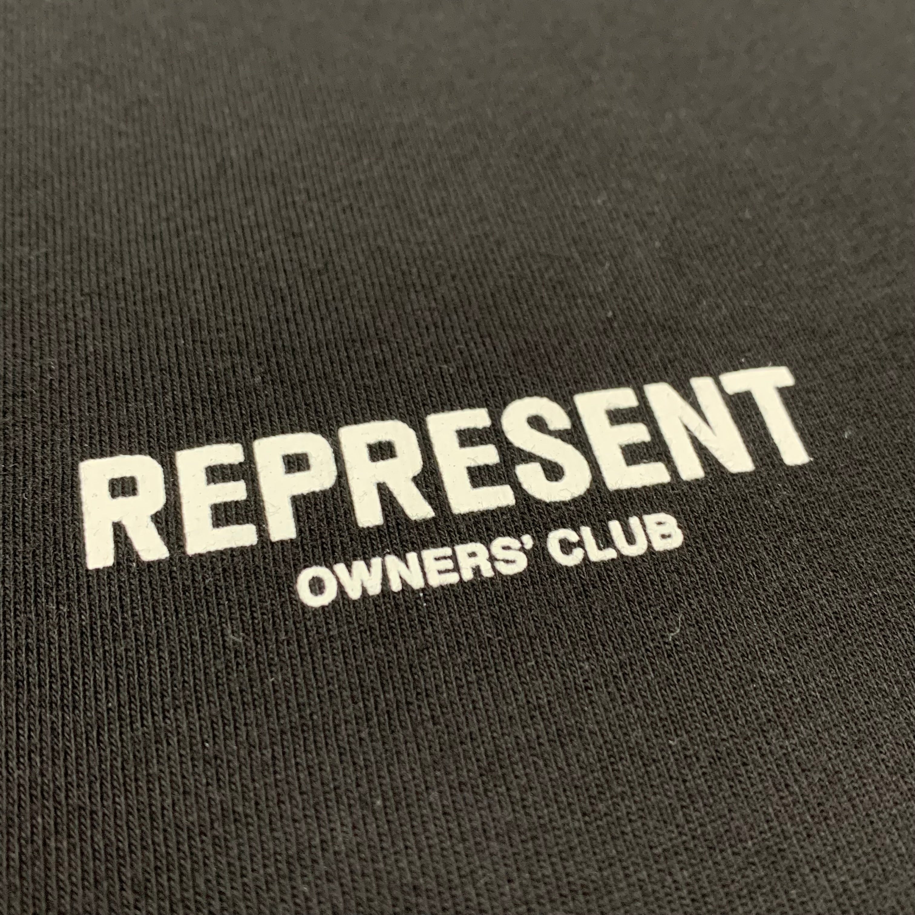 Represent Large Tee Owners Club Jet Black T-Shirt