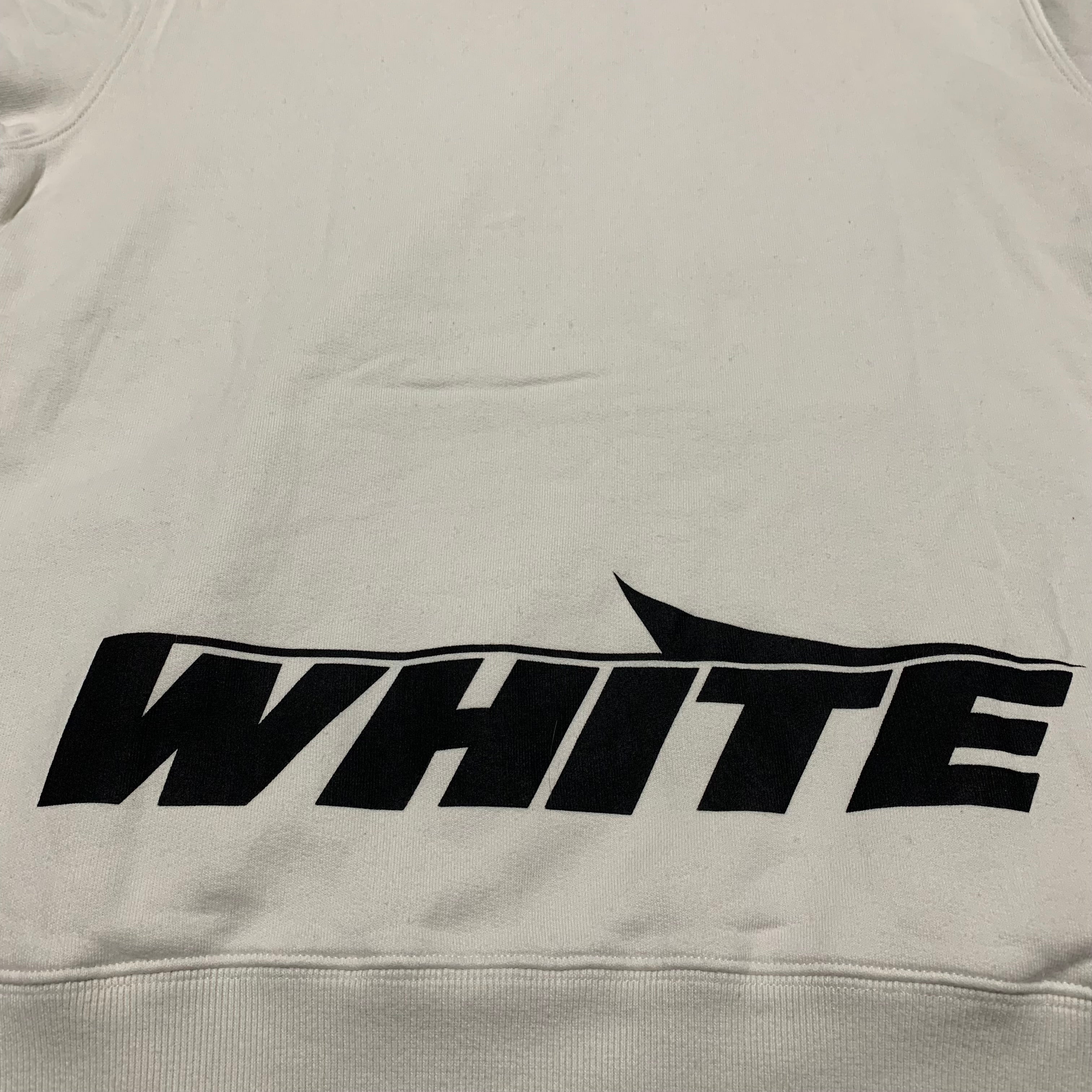 Off White Small Hoodie White Virgil Abloh Logo