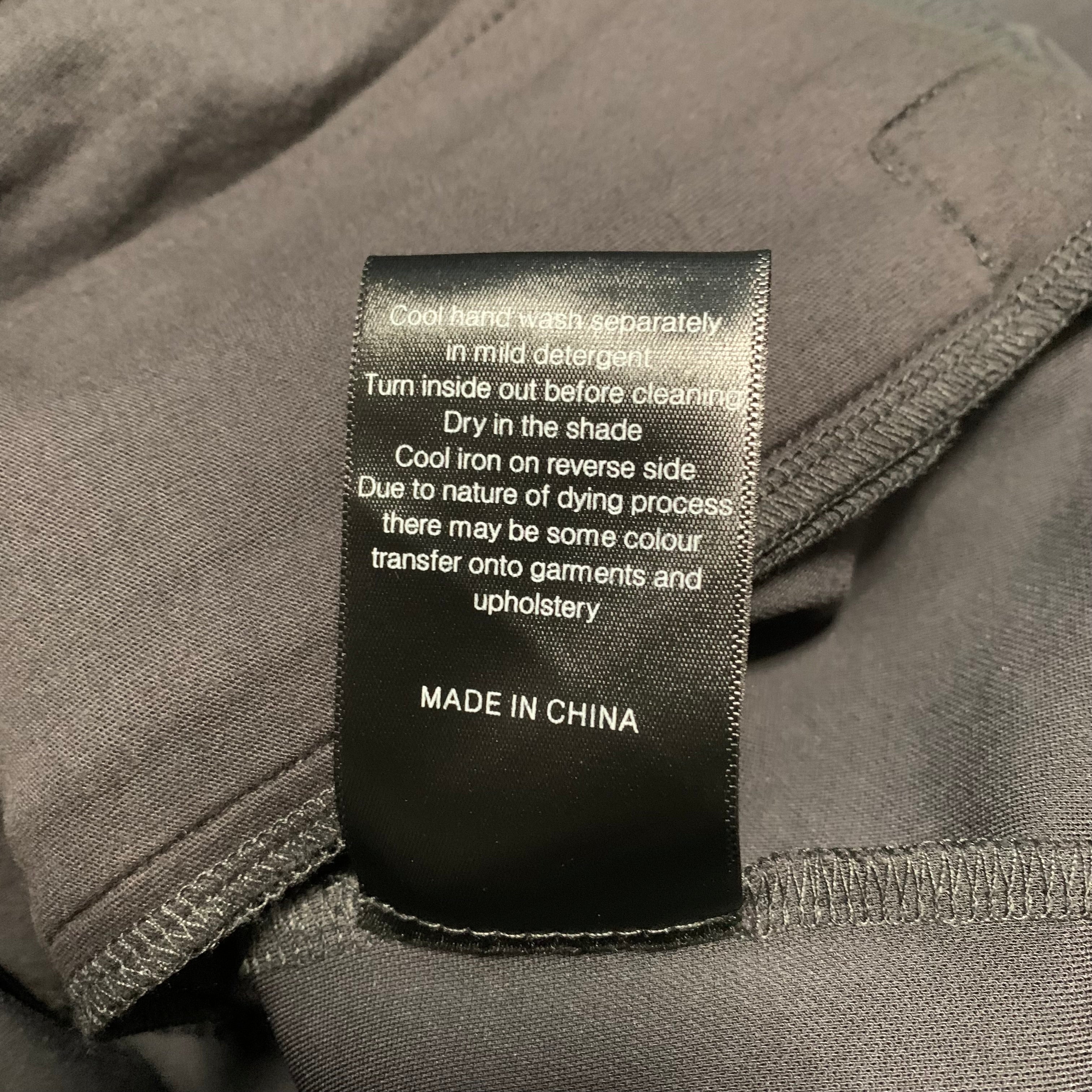 Represent Small Initial Tracksuit Jacket Iron Grey Zip Top