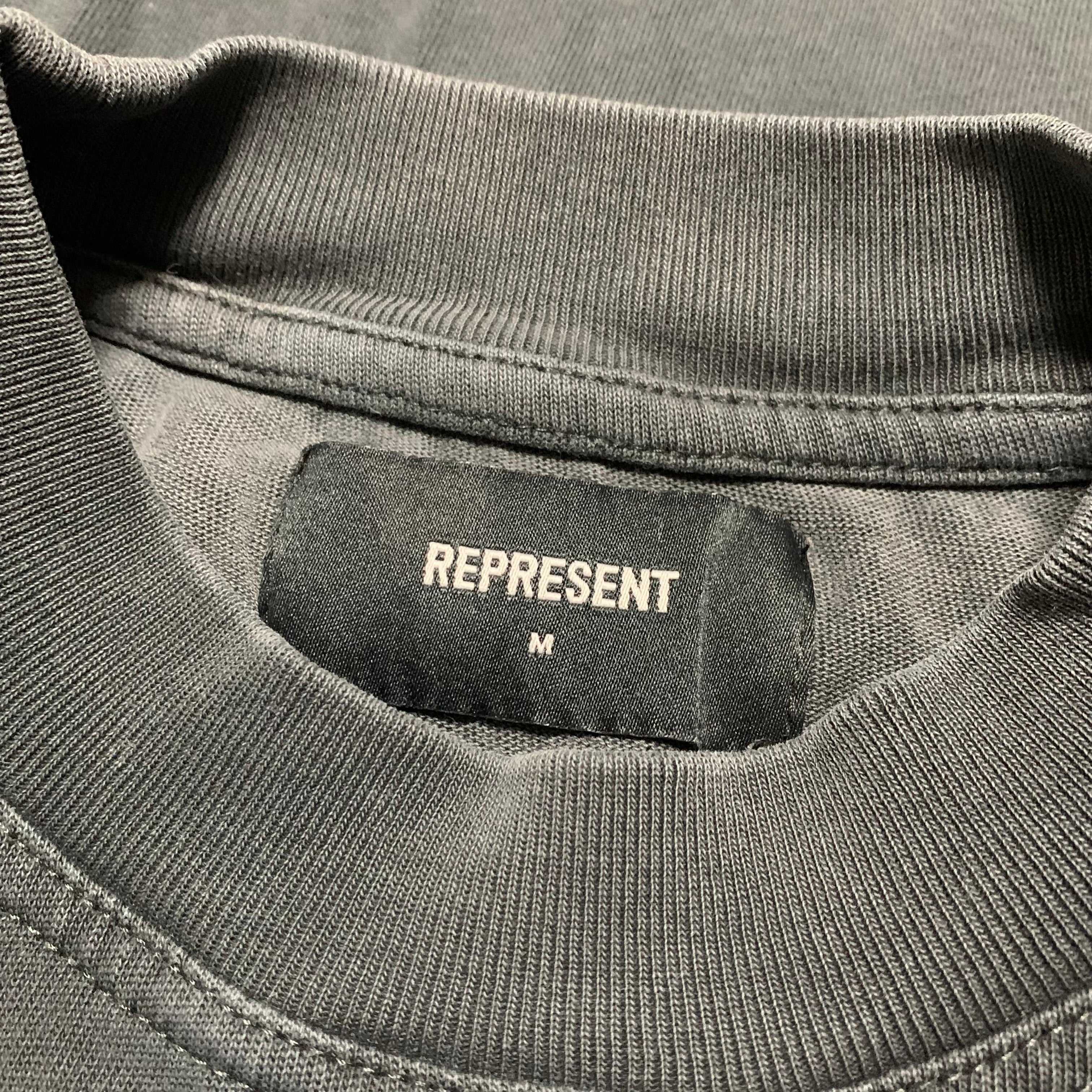 Represent Medium Pure Breed Vintage Black Tee