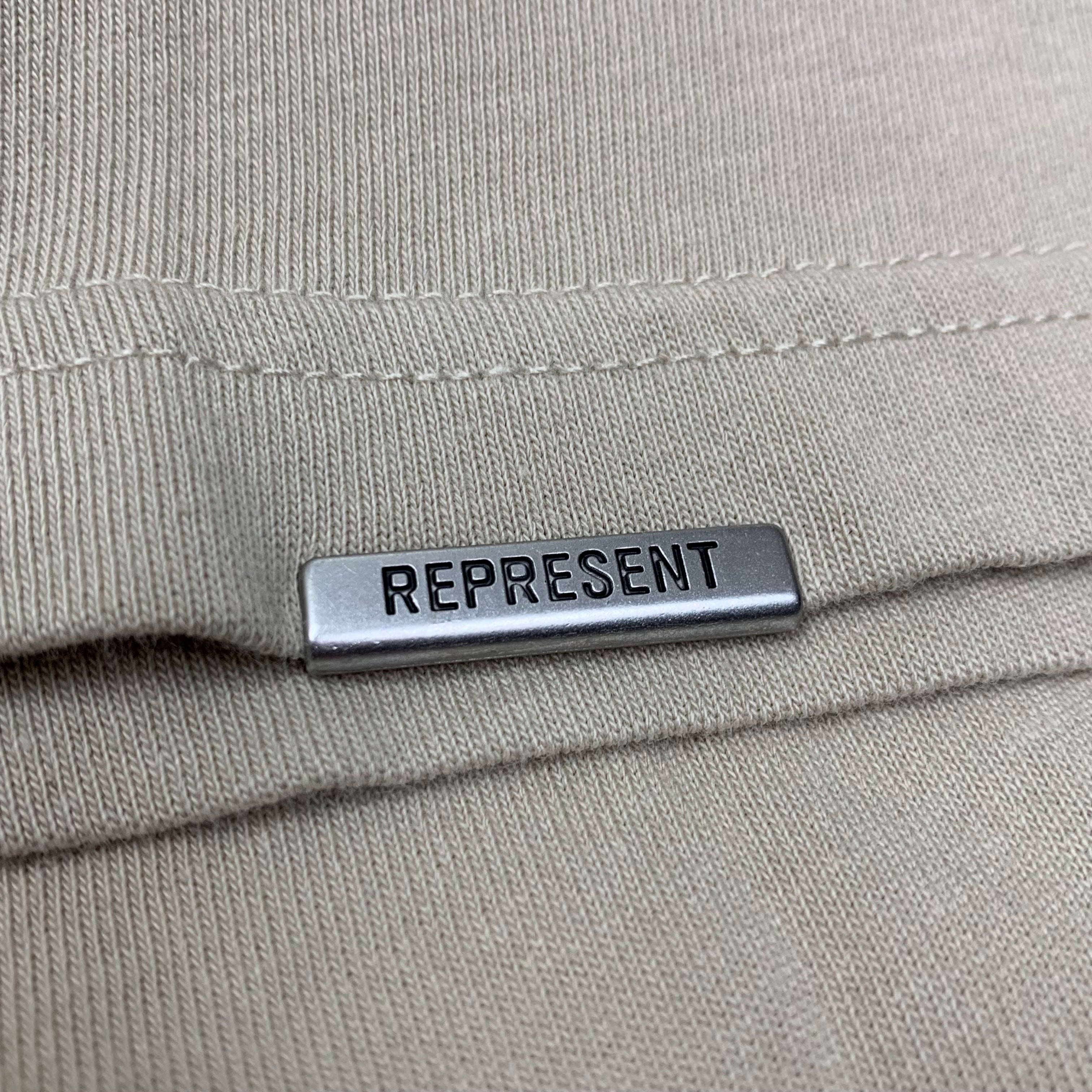 Represent Medium Tee Arabic Owners Club Beige T-Shirt