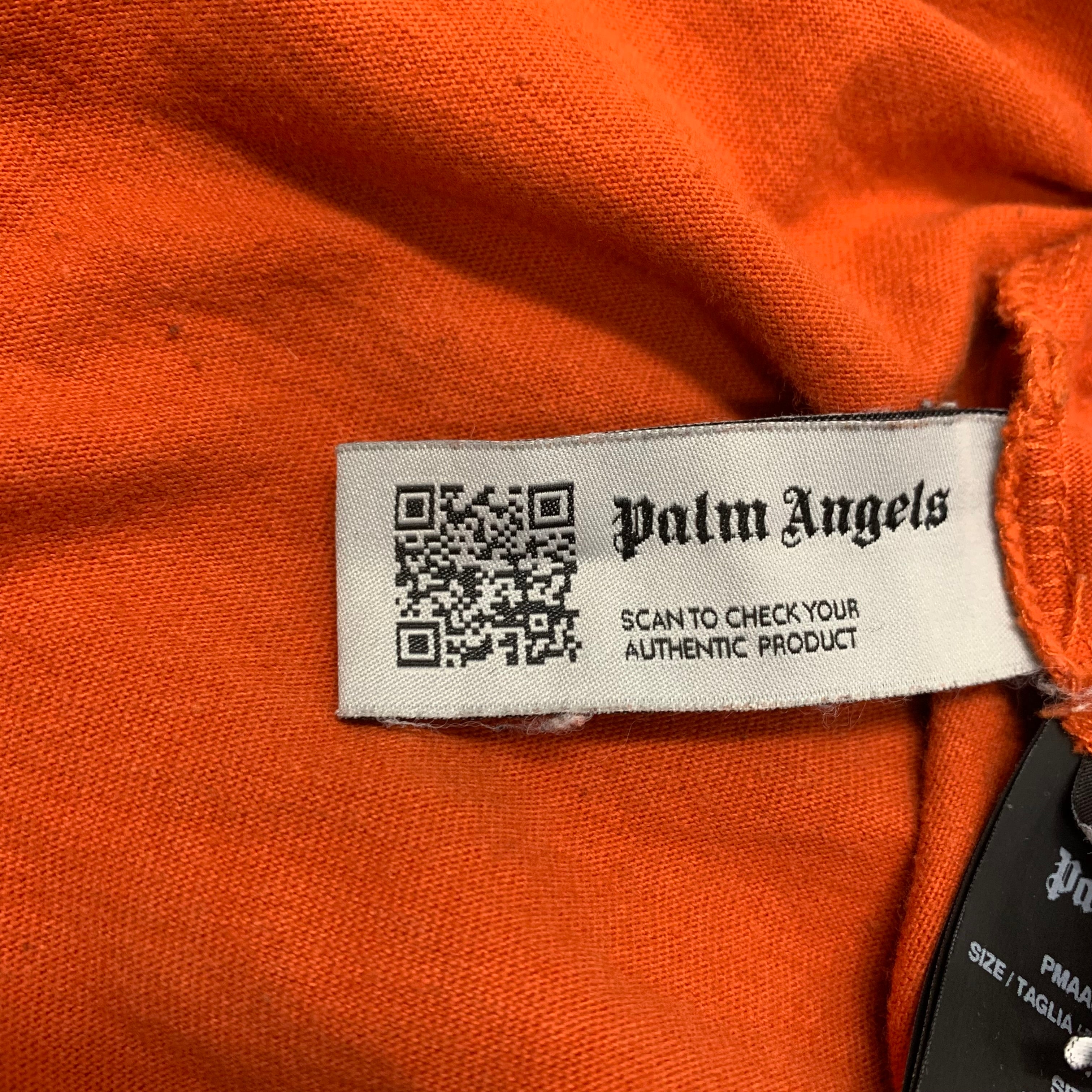 Palm Angels Large Tee Bear Classic Orange T-Shirt