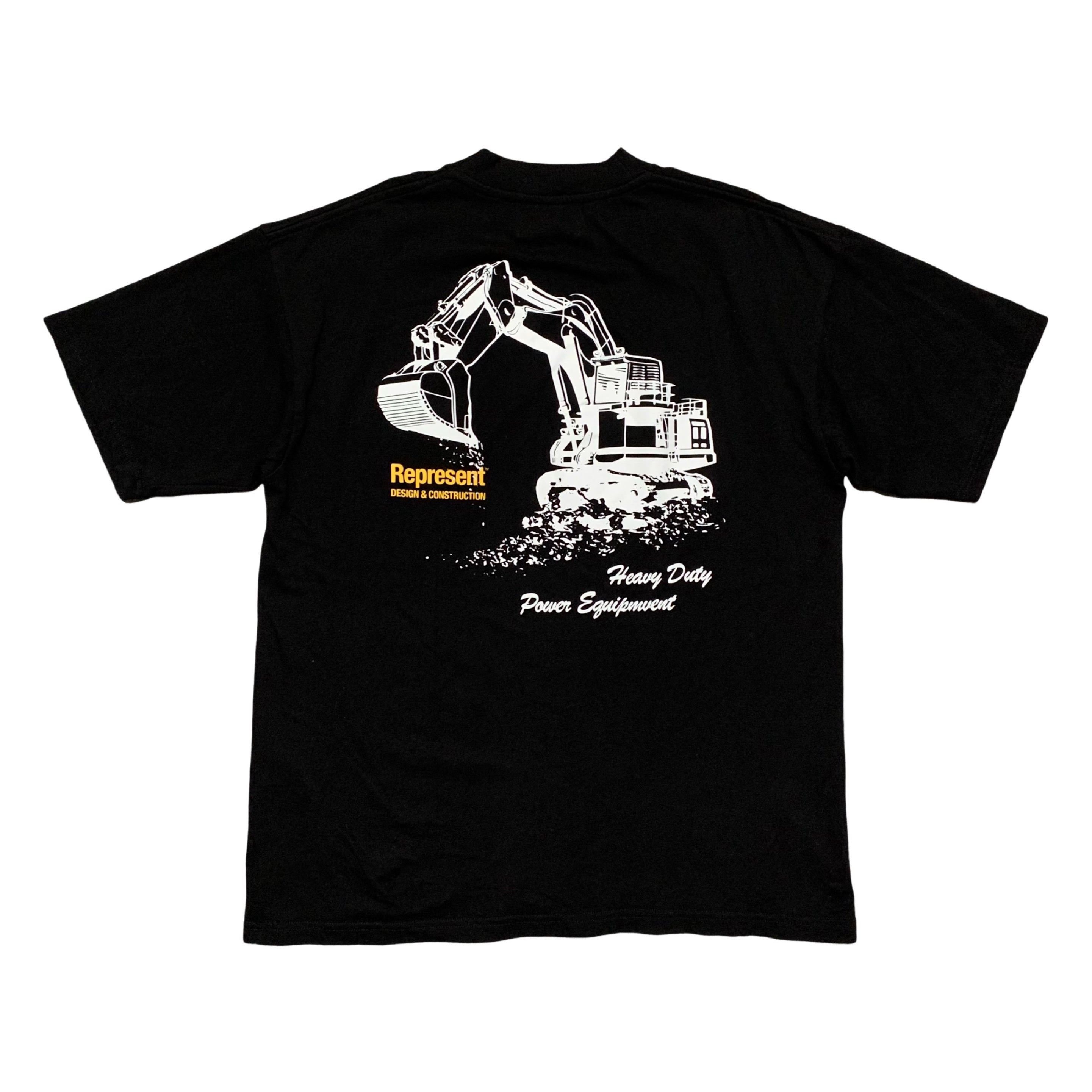 Represent Small Design & Construction Jet Black Tee