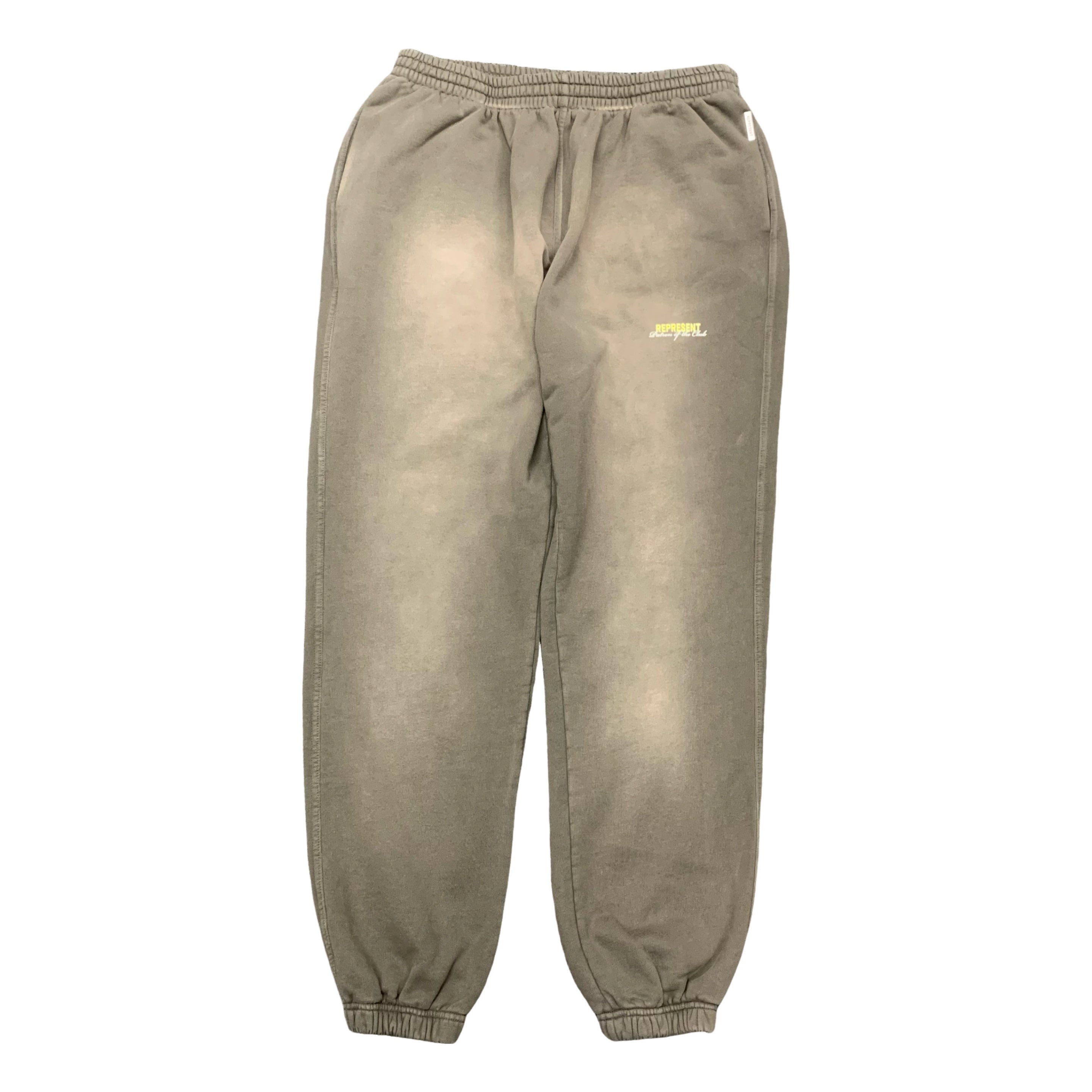 Represent Large Sweatpants Patron Of The Club Washed Olive Bottoms