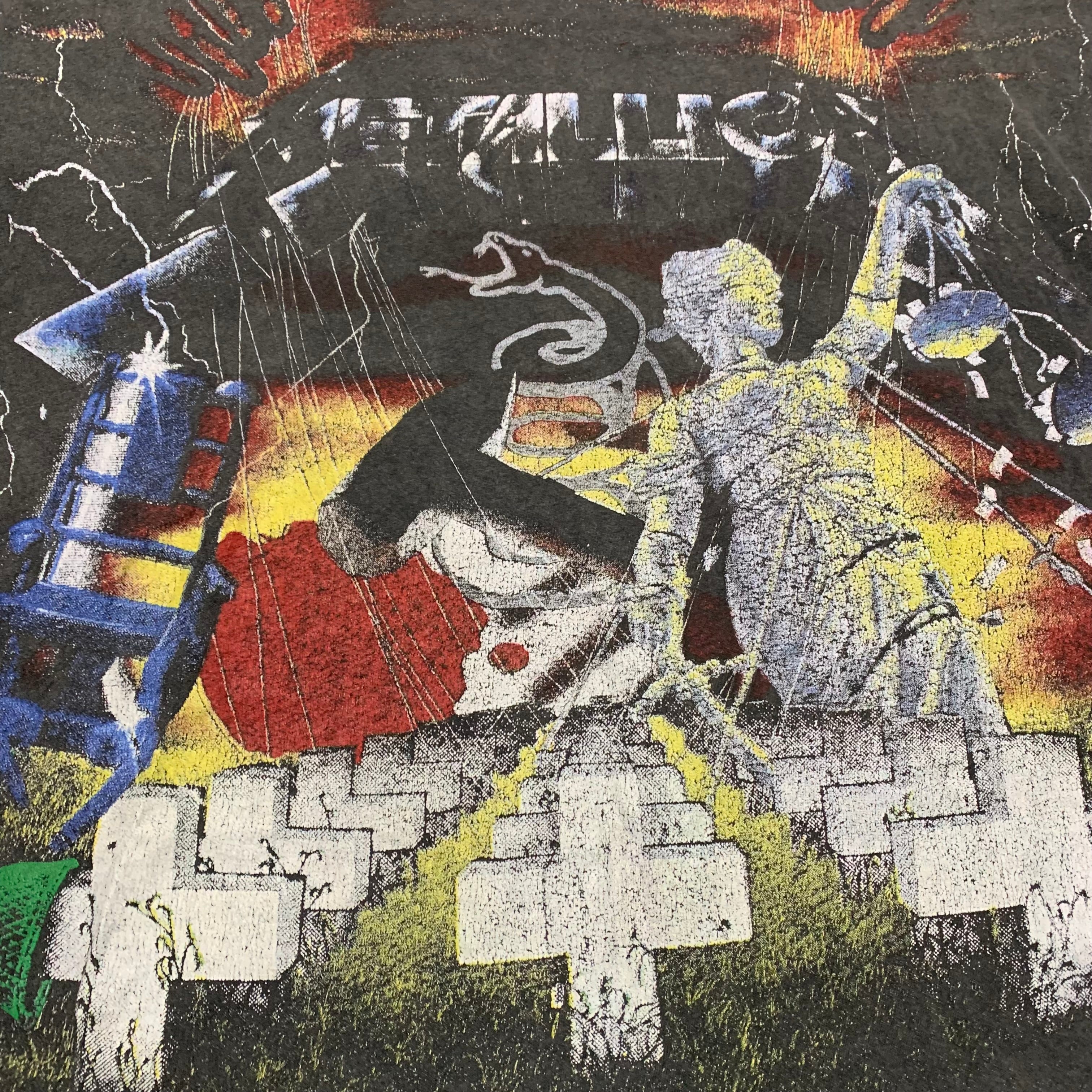 Represent Large Metallica Master Of Puppets Vintage Grey Tee