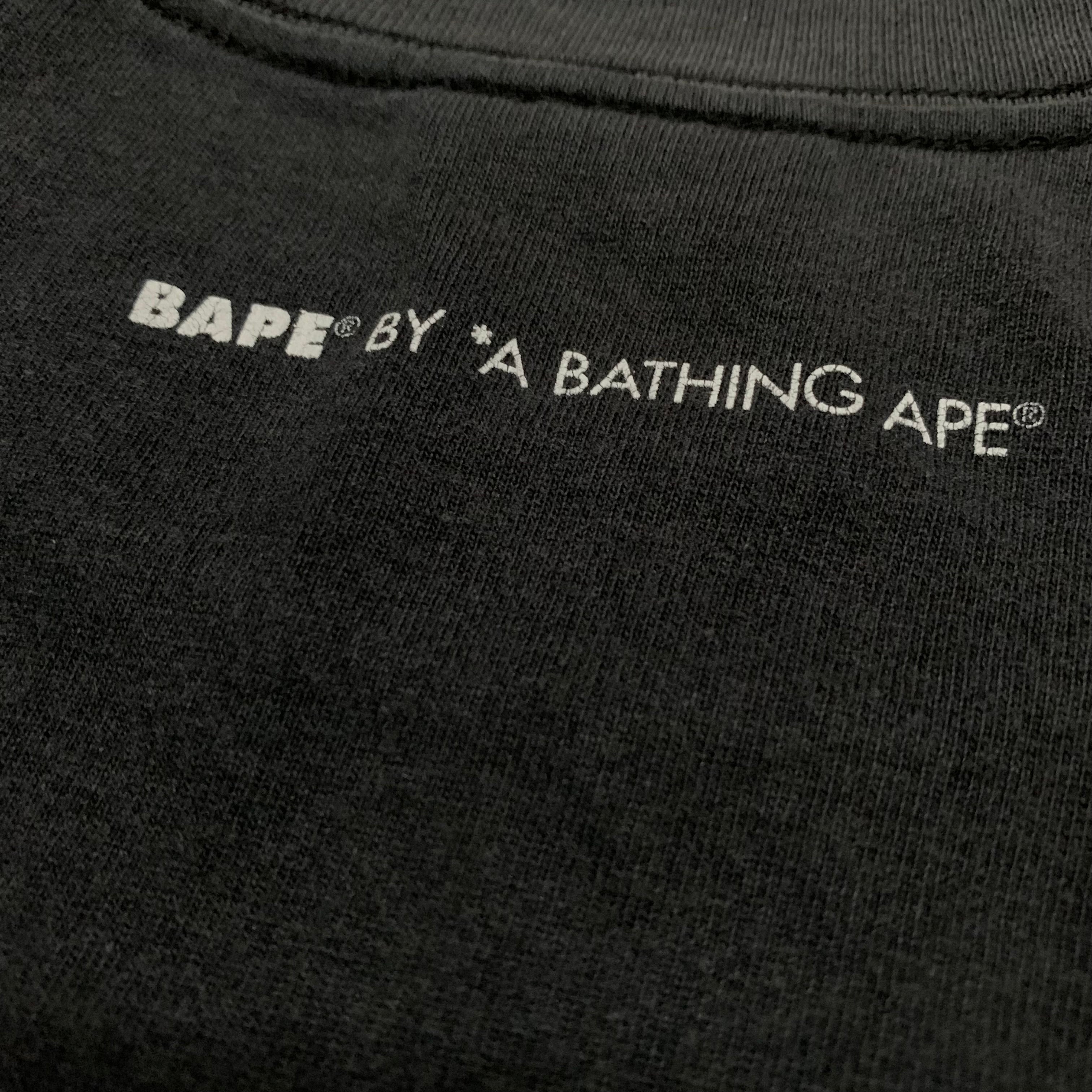 Bape Large Sapporo City Camo Japan Black Tee A Bathing Ape 2006