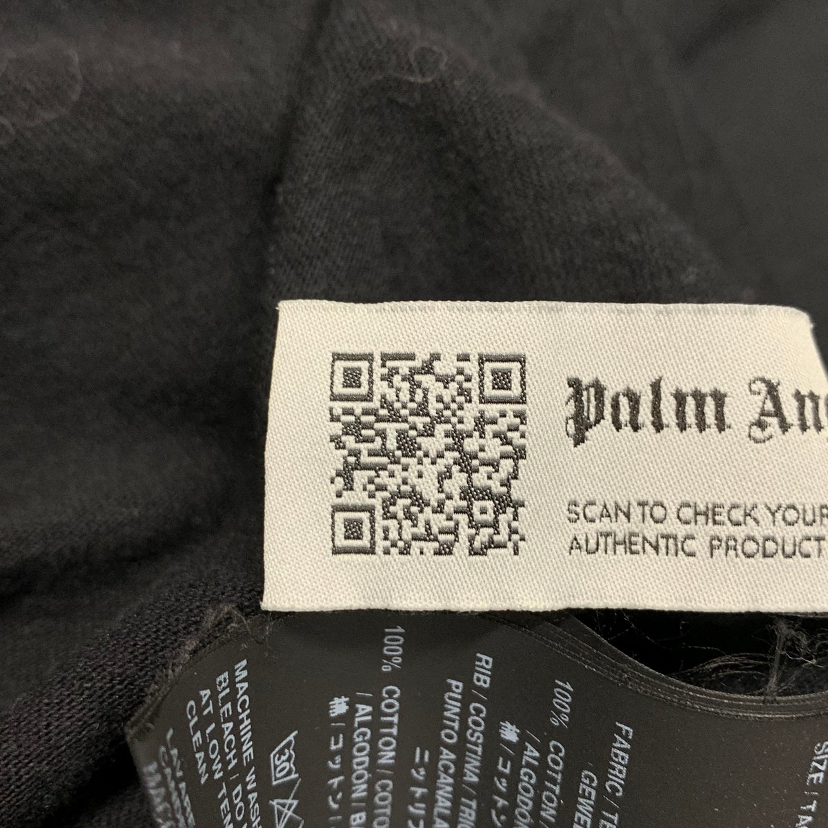 Palm Angels Small Tee Crocodile Black T-Shirt