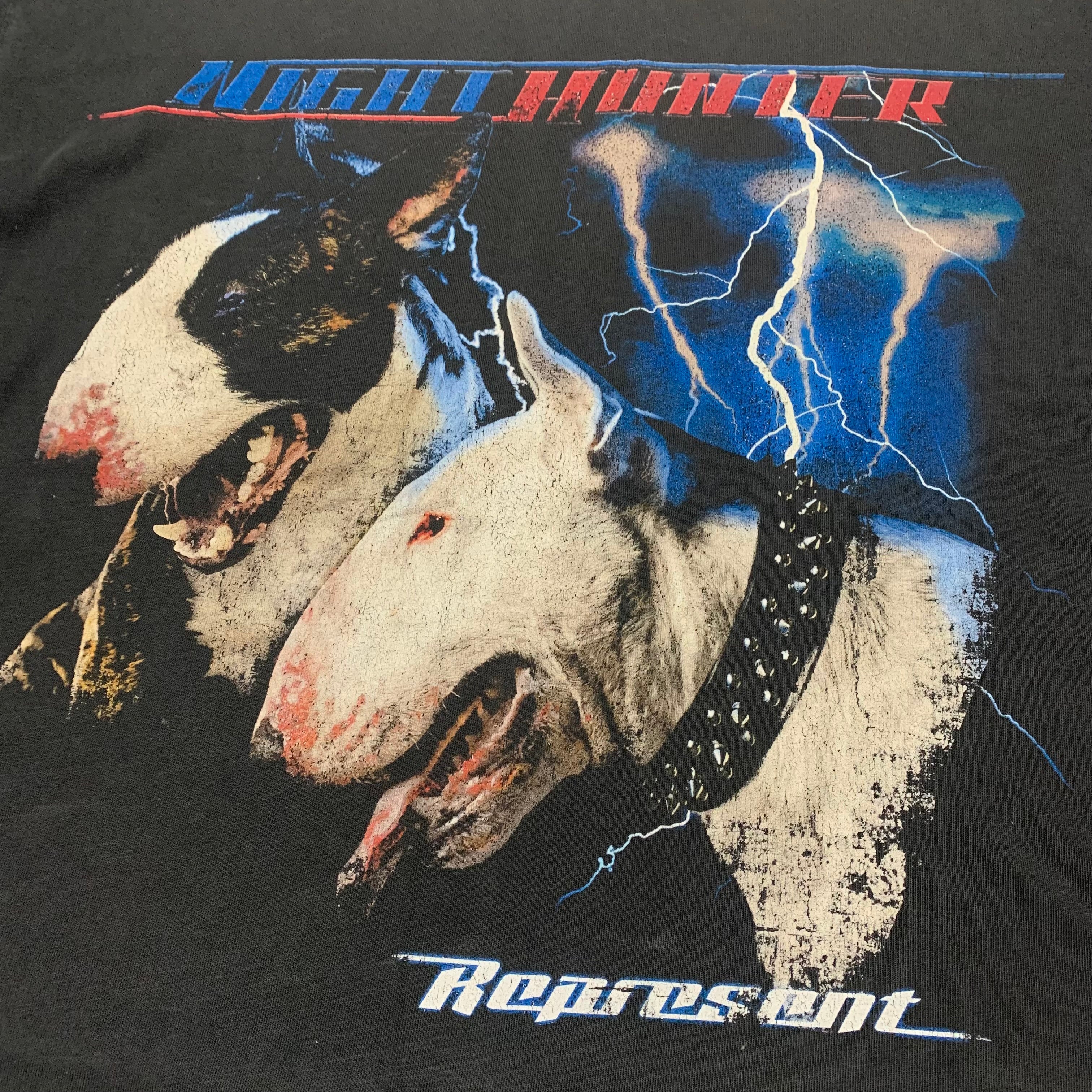 Represent Small Night Hunter Vintage Black Tee