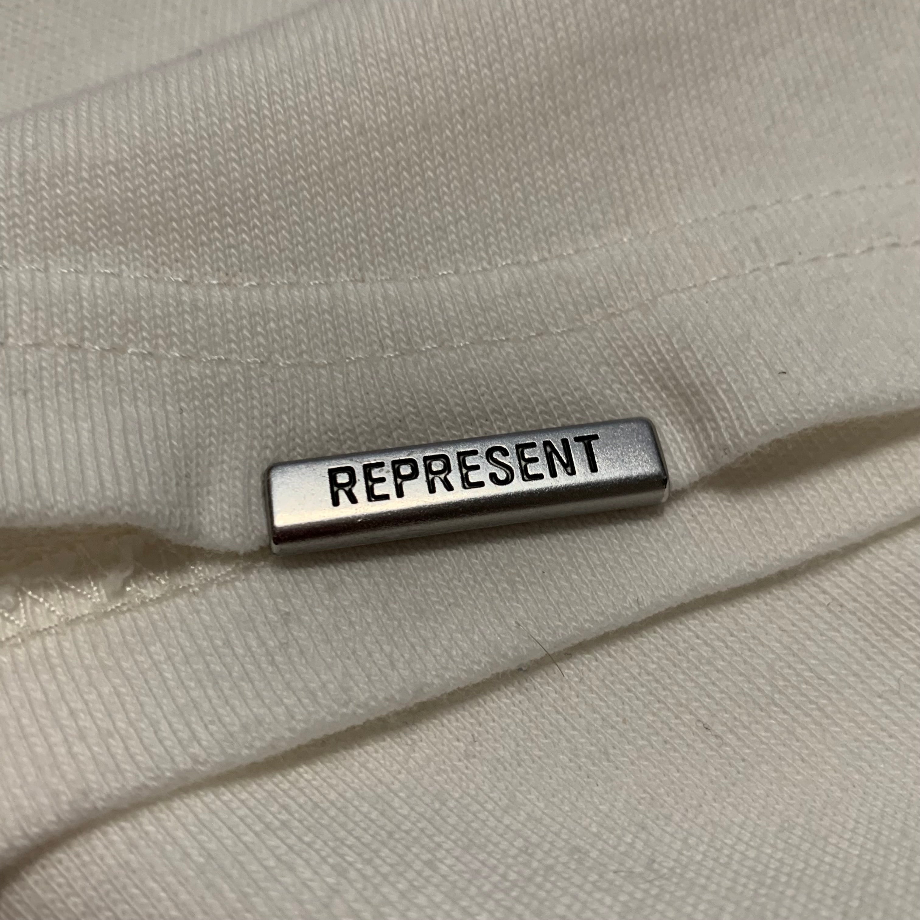 Represent Large Classic Parts Flat White Tee