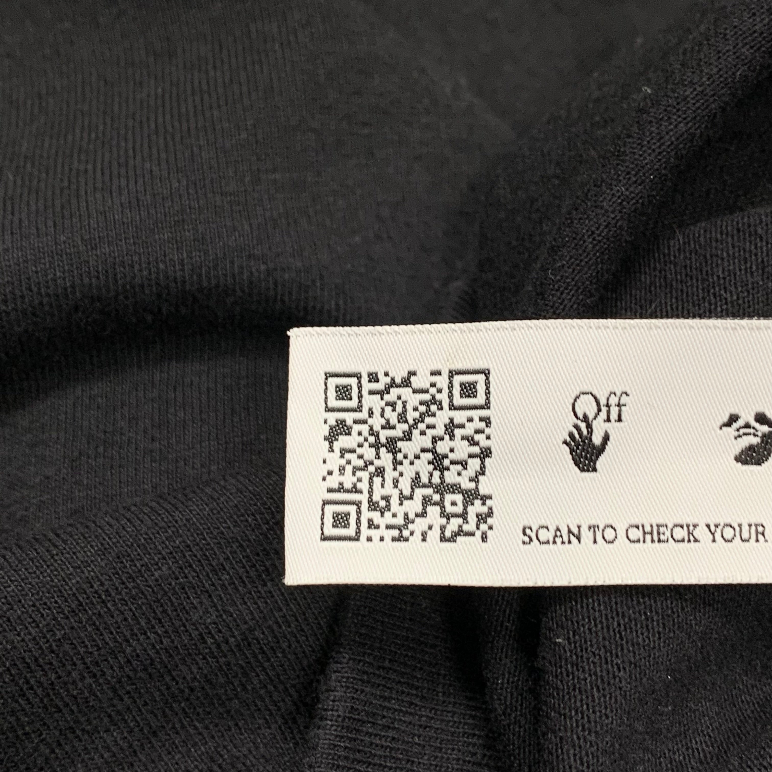 Off White Medium Tee Alien Arrows Black T-Shirt Virgil Abloh