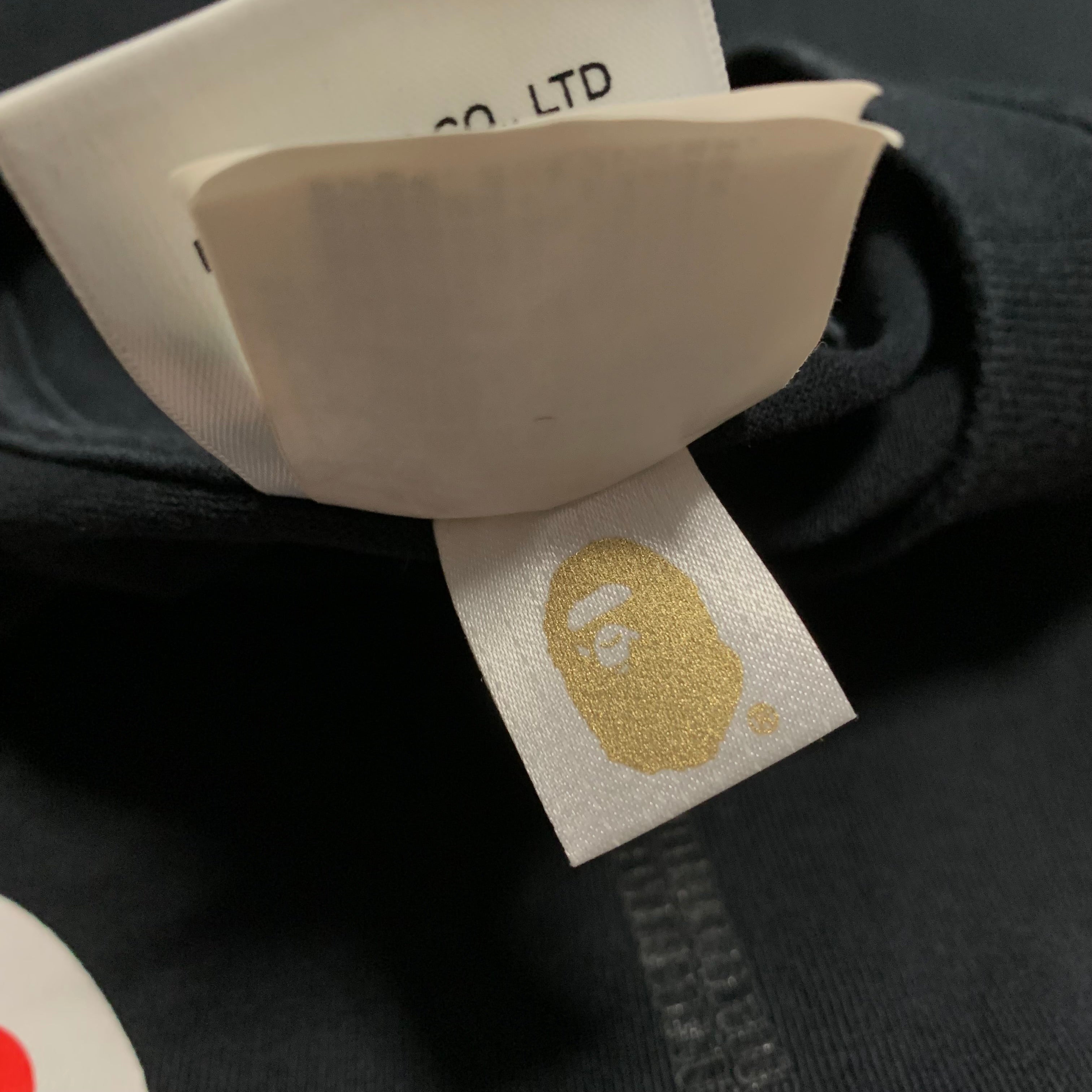 Bape Medium Shark Tie Dye Black Tee A Bathing Ape