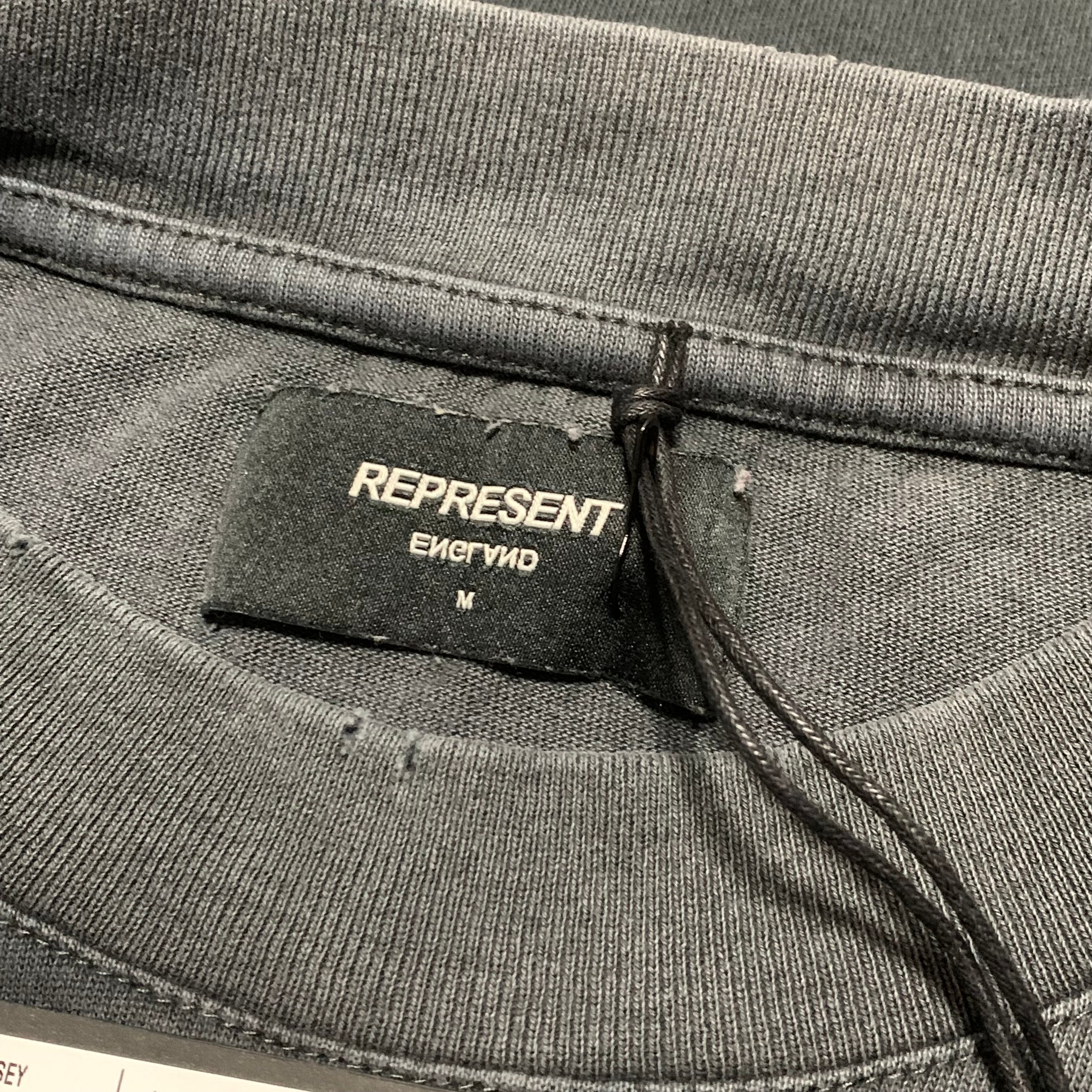 Represent Small Speed Reaper Vintage Black Tee RDB